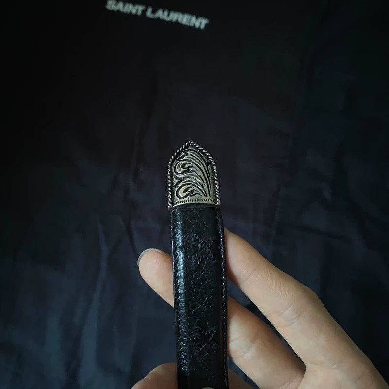 Saint Laurent Paris Saint Laurent Paris Vintage Star Carved Belt Size ONE SIZE - 3 Thumbnail