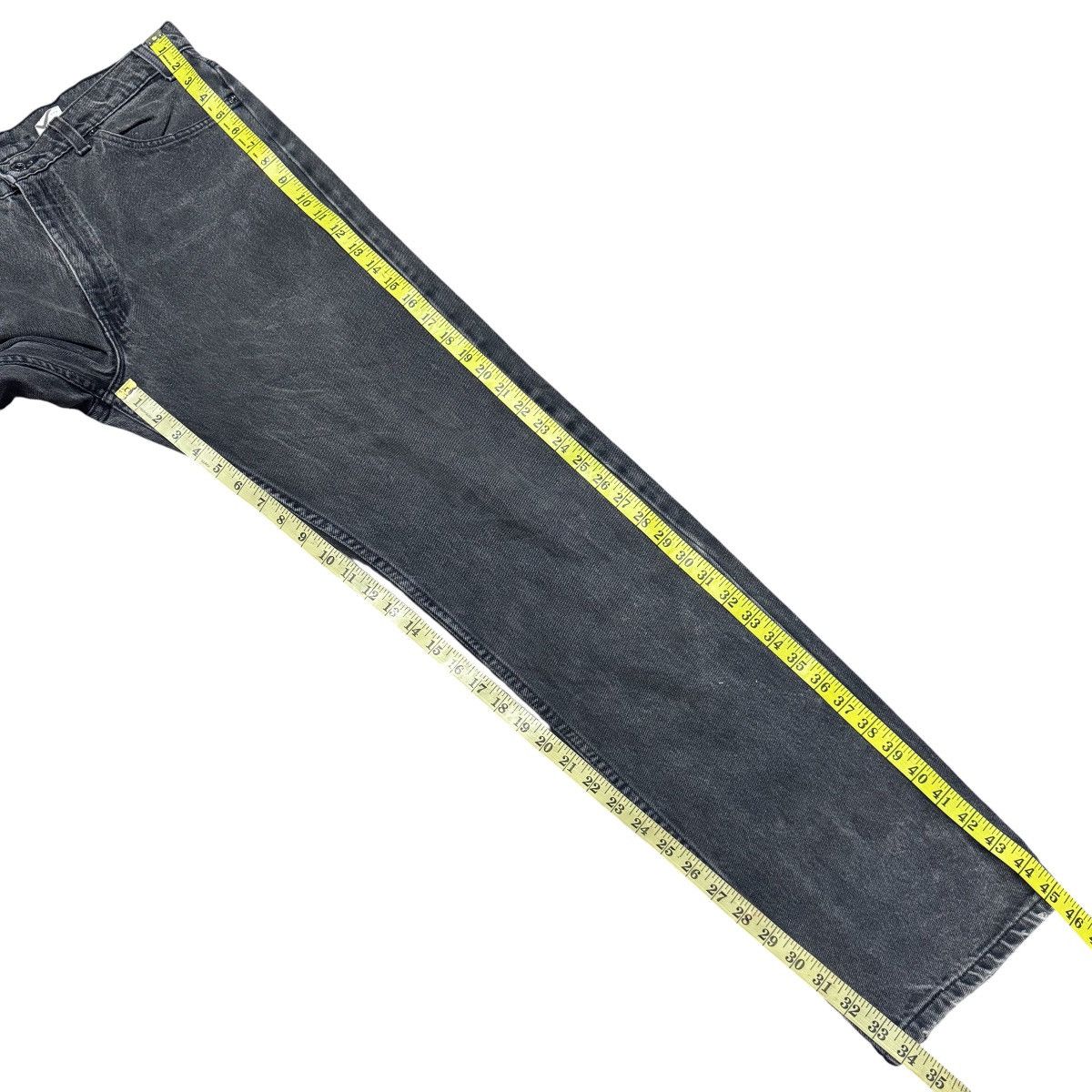 Levi's Vintage Levis 505 Black Faded Distressed Jeans Size US 34 / EU 50 - 19 Thumbnail
