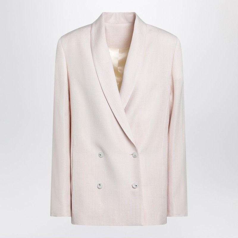 Loulou de Saison Loulou De Saison Minka Oversized Jacket In Light Pink Size S / US 4 / IT 40 - 1 Thumbnail