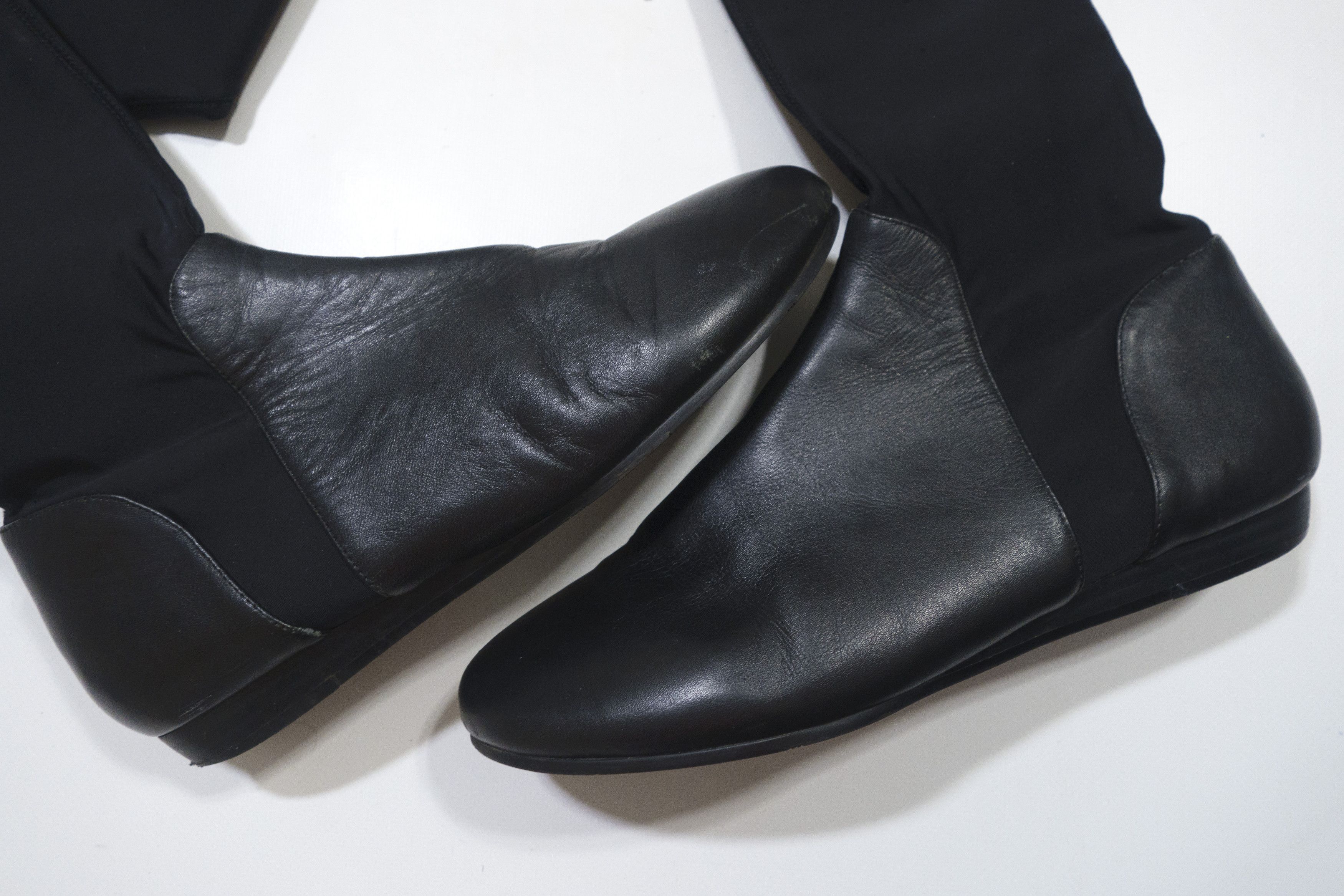 Sarah Pacini Nylon Leather High Boots Size US 9 / IT 39 - 8 Thumbnail