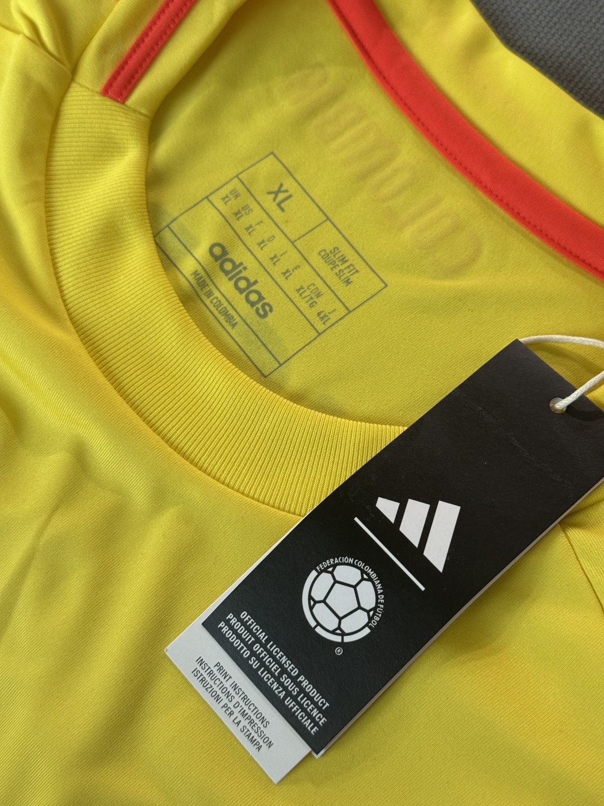 Adidas adidas Colombia 24/25 Home Jersey Luis Diaz Size US XL / EU 56 / 4 - 7 Thumbnail