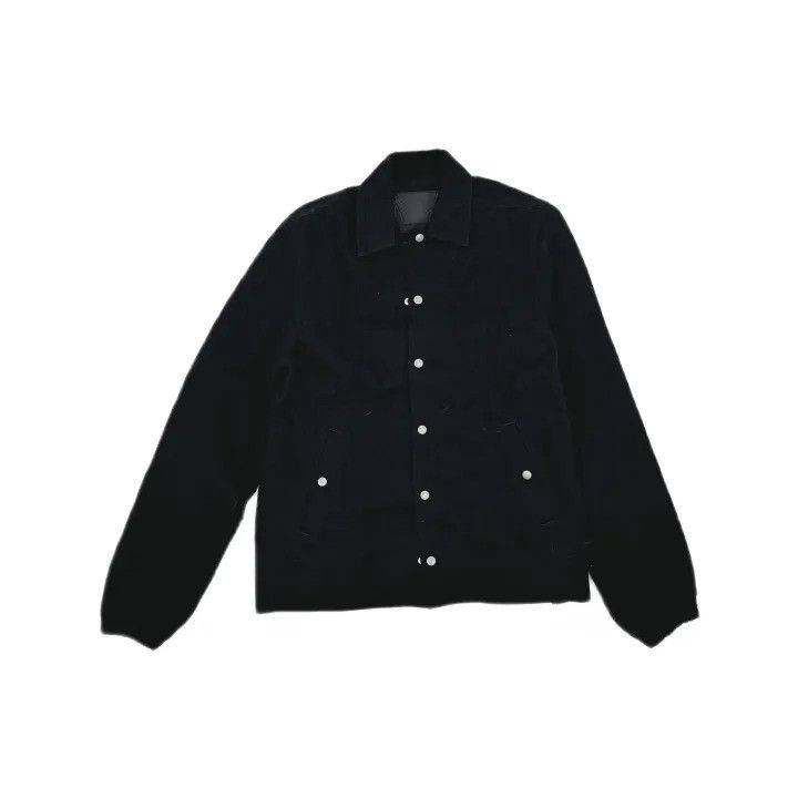 Rick Owens Drkshdw Rick Owens DRKSHDW SS22 Black Snap-Button Jacket Men's Size US M / EU 48-50 / 2 - 2 Thumbnail