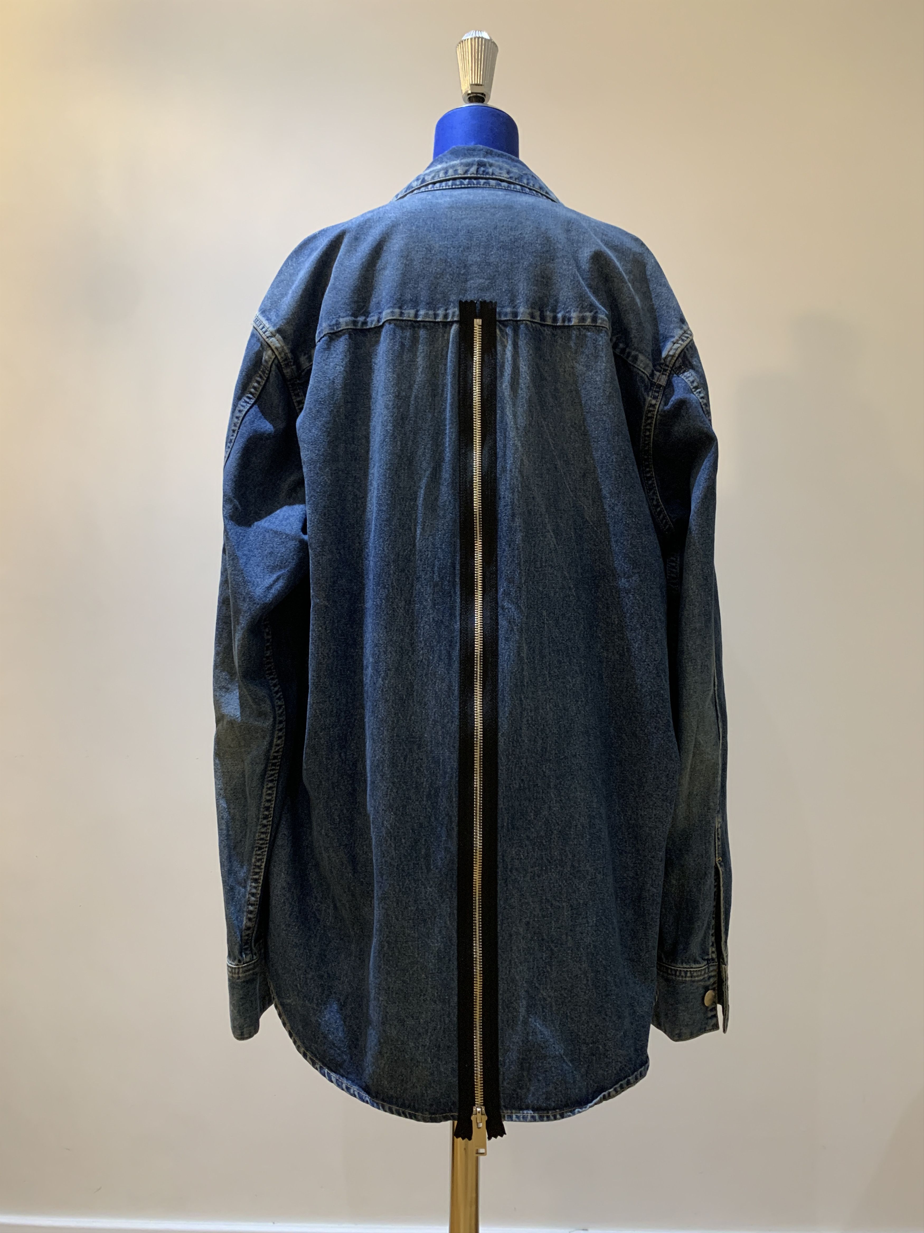 Ambush Design Ambush Oversize Back Zip Denim Shirt Size US S / EU 44-46 / 1 - 3 Thumbnail
