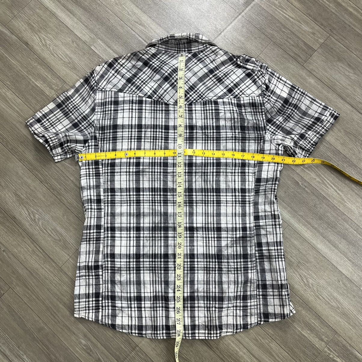 In The Attic 2000s In The Attic Plaid Grunge Gothic Punk Lgb Style Shirt Size US L / EU 52-54 / 3 - 22 Thumbnail