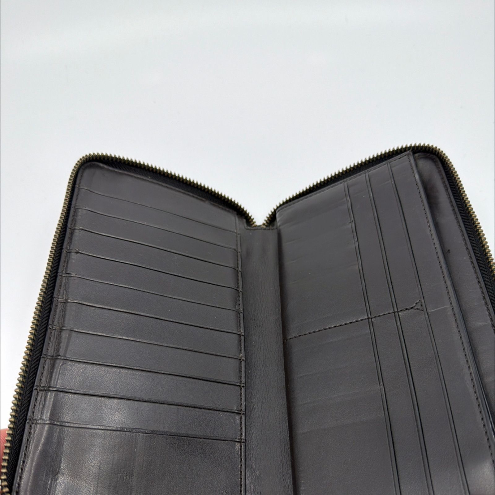 Coach Coach Accordio Zip BrownBlack Signature Coated Canvas Wallet Size ONE SIZE - 5 Thumbnail