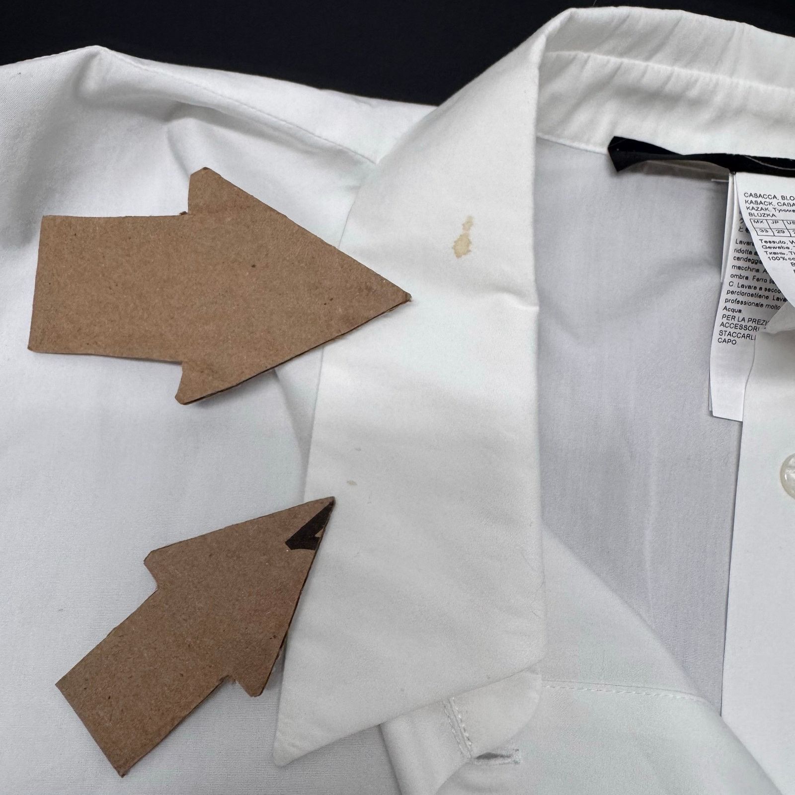 Marina Rinaldi Marina Rinaldi White Cotton Button Up Shirt & Pant Set Plus Size 3XL / US 20-22 - 14 Thumbnail