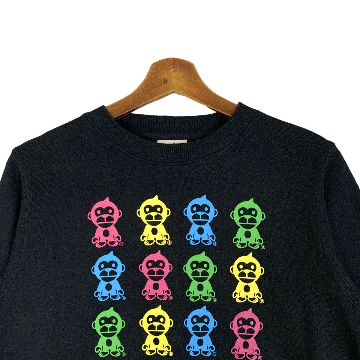 Japanese Brand Vintage Uittg Baby Ape Crewneck Sweatshirt Size XS Size US XS / EU 42 / 0 - 2 Thumbnail