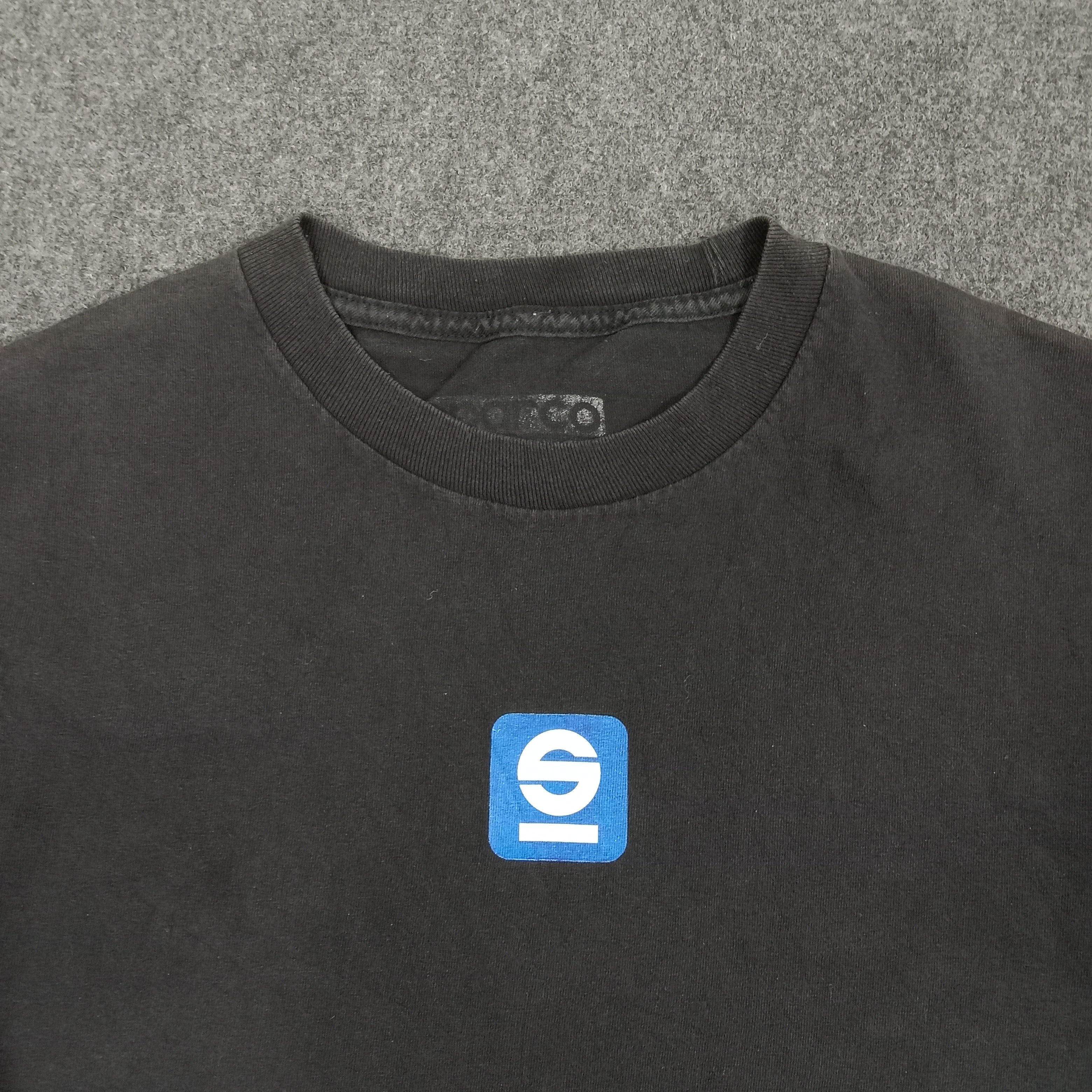 Vintage SPARCO Italian Racing Part Motorsports Brand Tshirt Size US S / EU 44-46 / 1 - 4 Thumbnail
