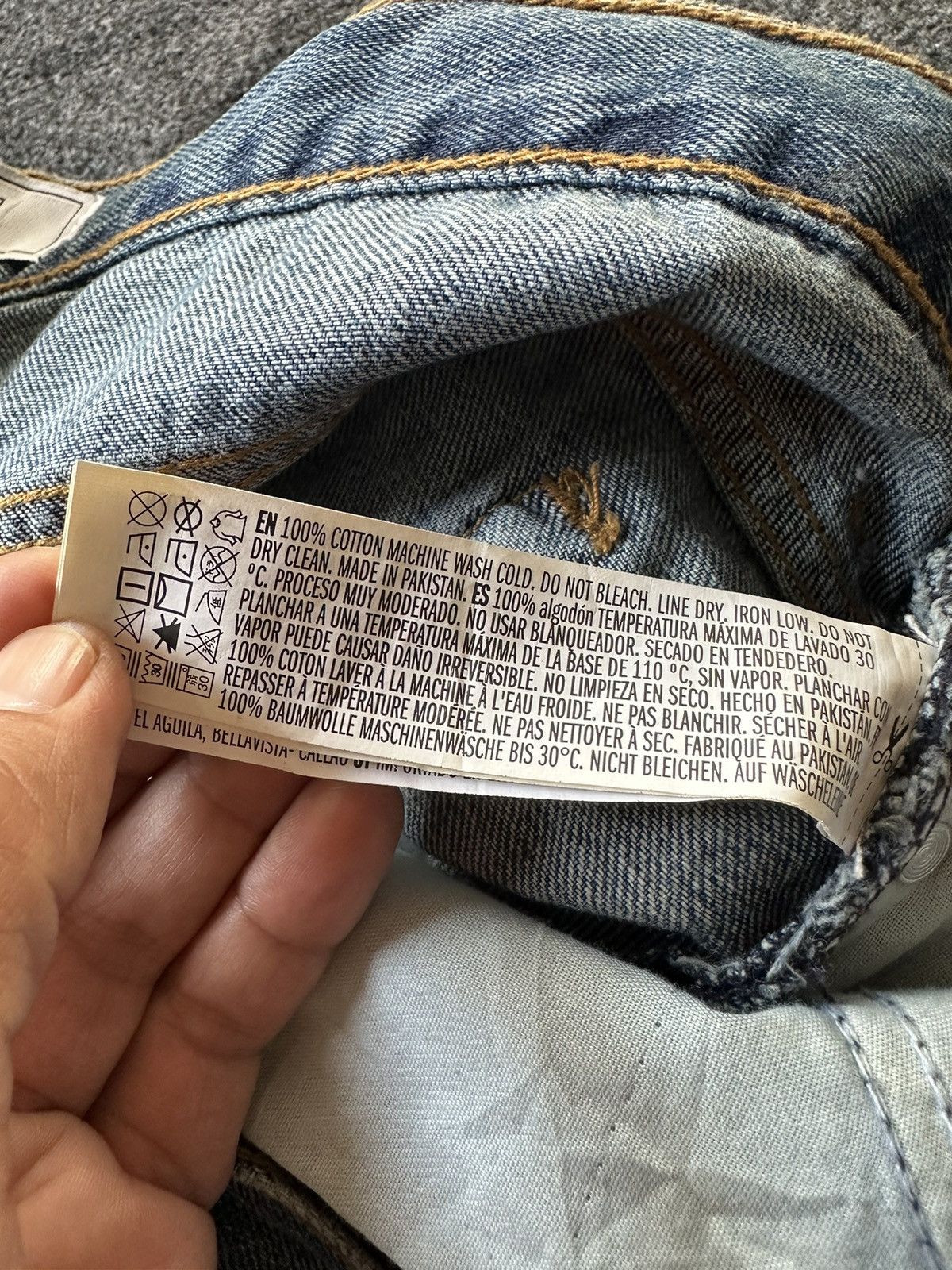 Forever 21 Forever 21 Patchwork Slim Distressed Denim D115 Size US 33 - 13 Thumbnail