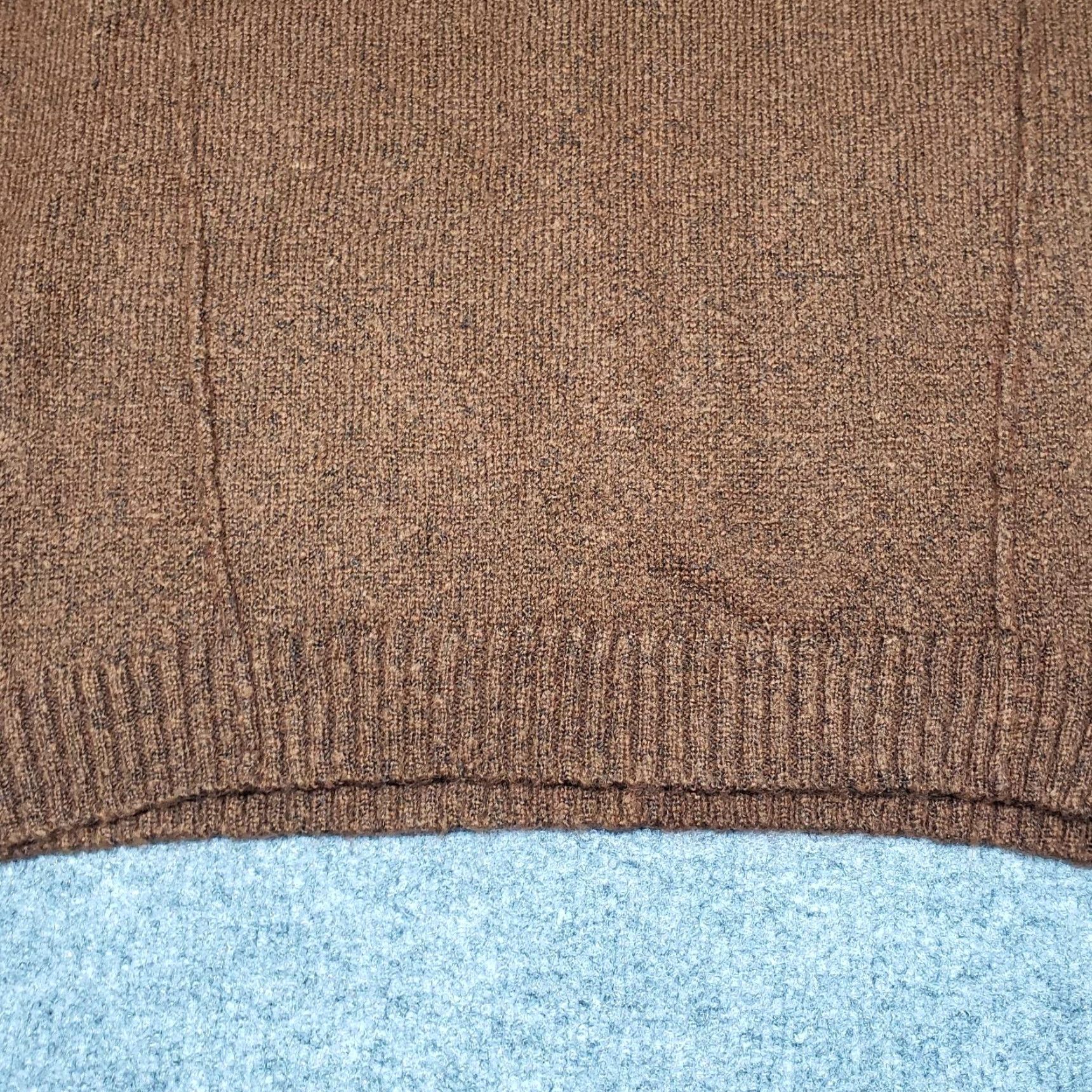 Vintage Rue21 Sweater Womens L Brown Long Sleeve Solid Minimalist V-Neck Pullover New Size L / US 10 / IT 46 - 5 Thumbnail