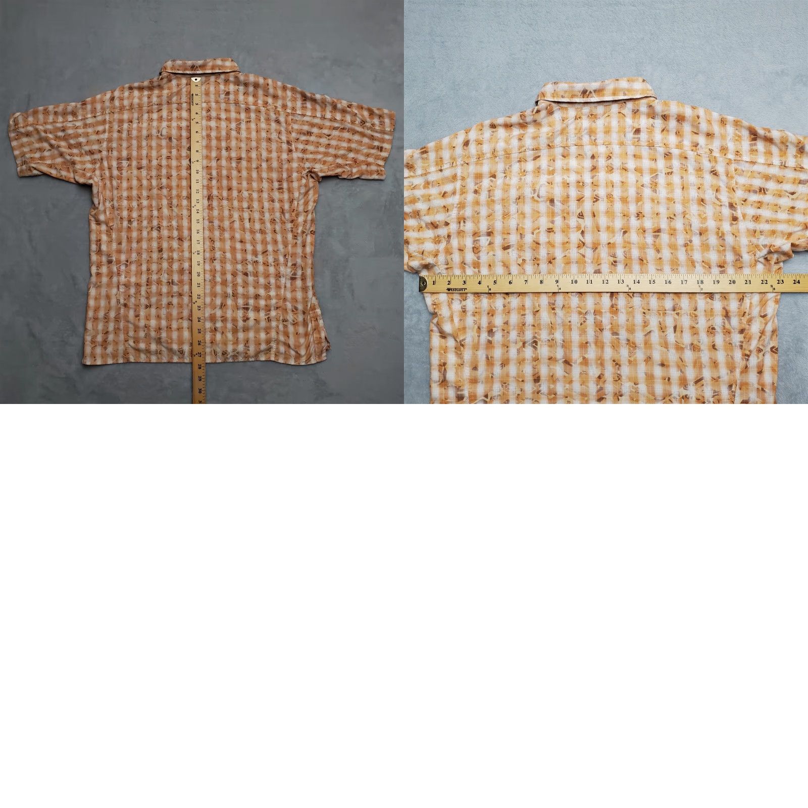 Mountain Hardwear VINTAGE Mountain Hardwear Shirt Mens Large Orange Short Sleeve Nylon Performance Blend Size US L / EU 52-54 / 3 - 8 Thumbnail