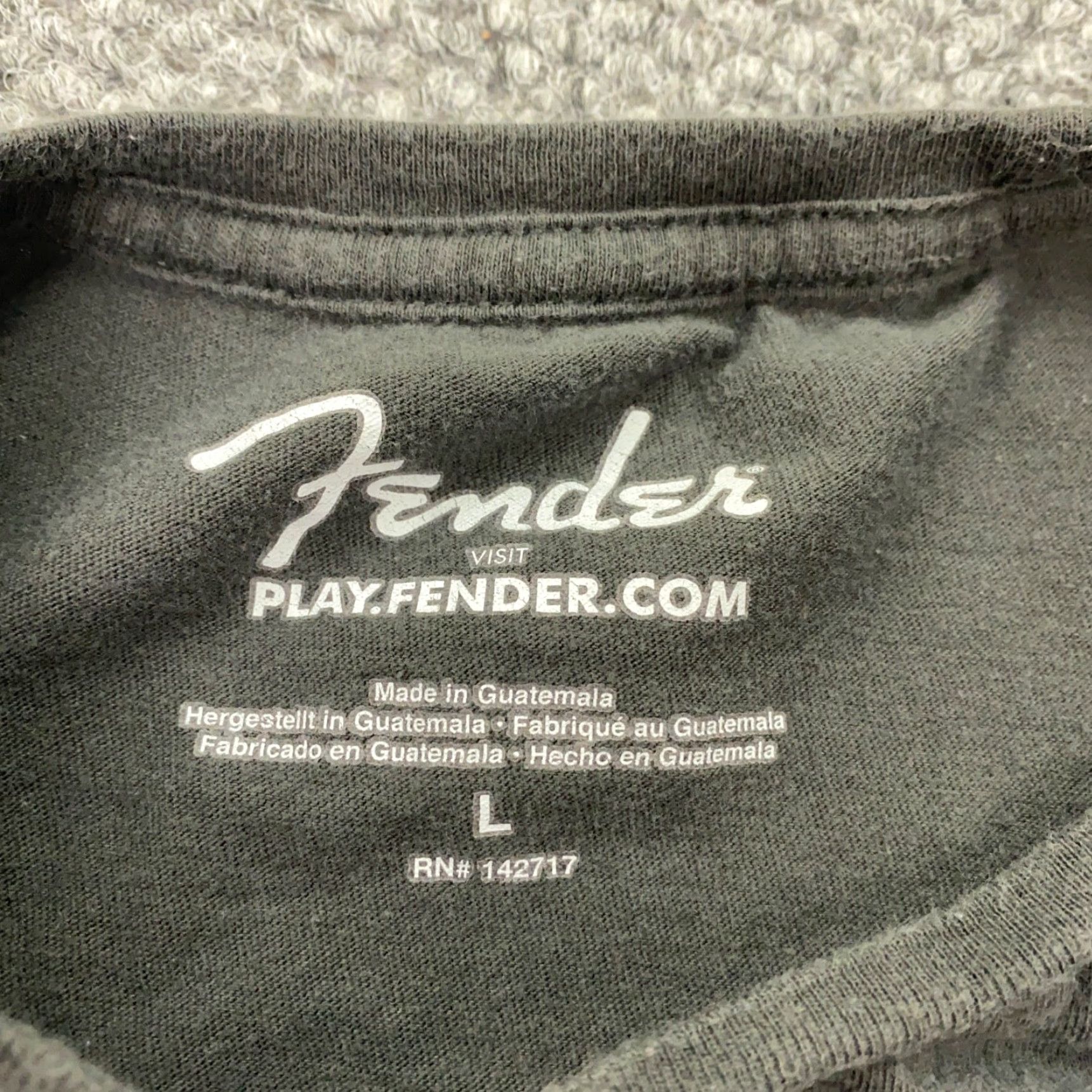 Fender Fender Shirt Mens Large Gray California Beach Rock Band Music T-Shirt Size US L / EU 52-54 / 3 - 3 Thumbnail
