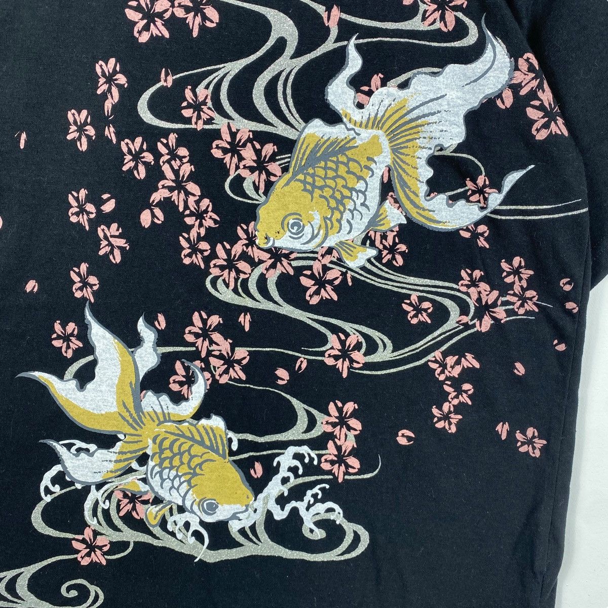 Japanese Brand Japanese Traditional BULLET NOISE Gold Fish Sukajan Style Size US L / EU 52-54 / 3 - 2 Thumbnail