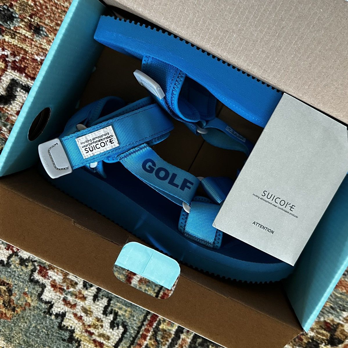 Golf Wang GOLF WANG AND SUICOKE blue sandal Size US 6 / EU 39 - 4 Thumbnail