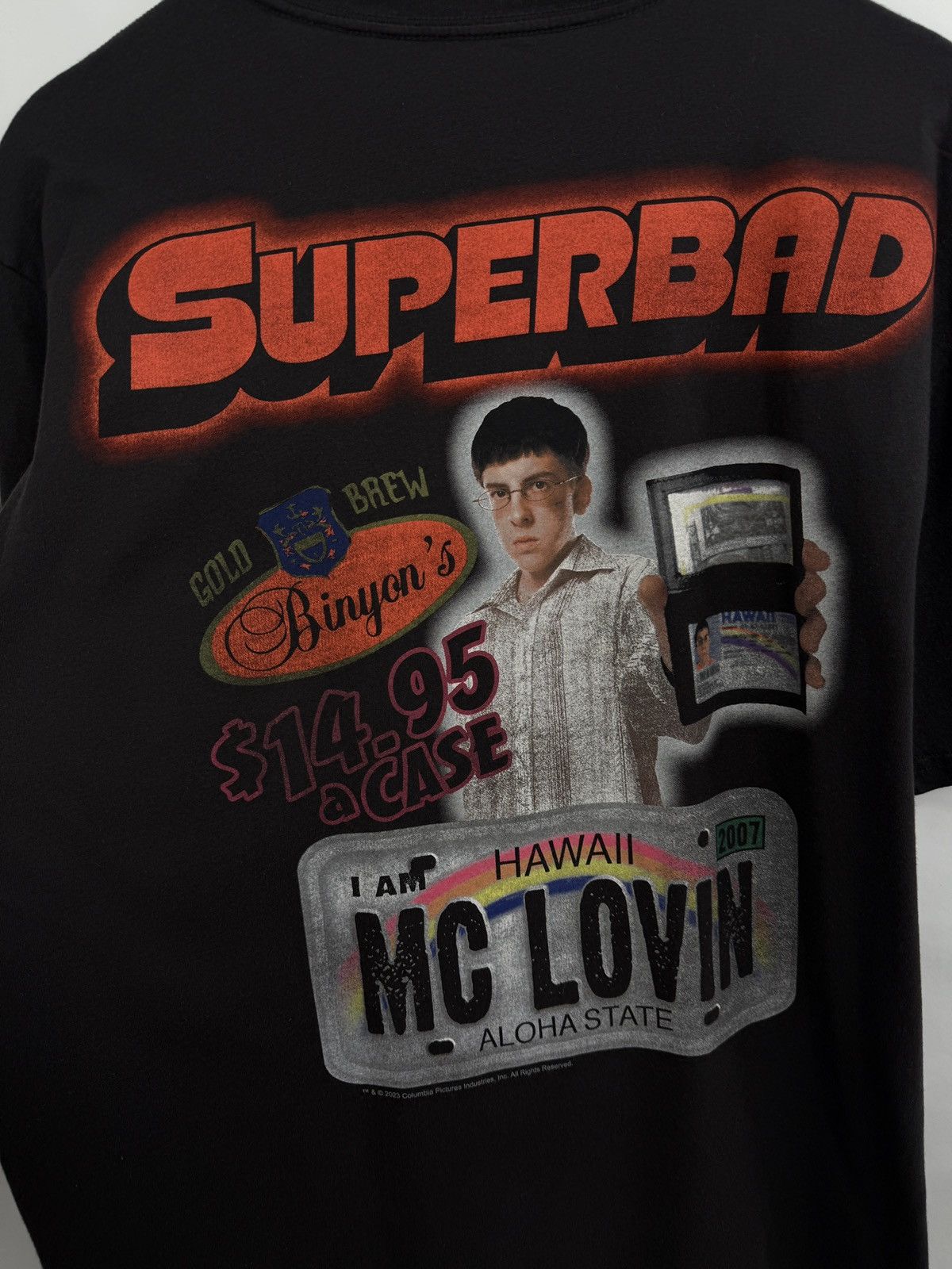 Hollister 🇺🇸 Hollister Superbad McLovin Movie T-Shirt Driver License Size US XL / EU 56 / 4 - 5 Thumbnail
