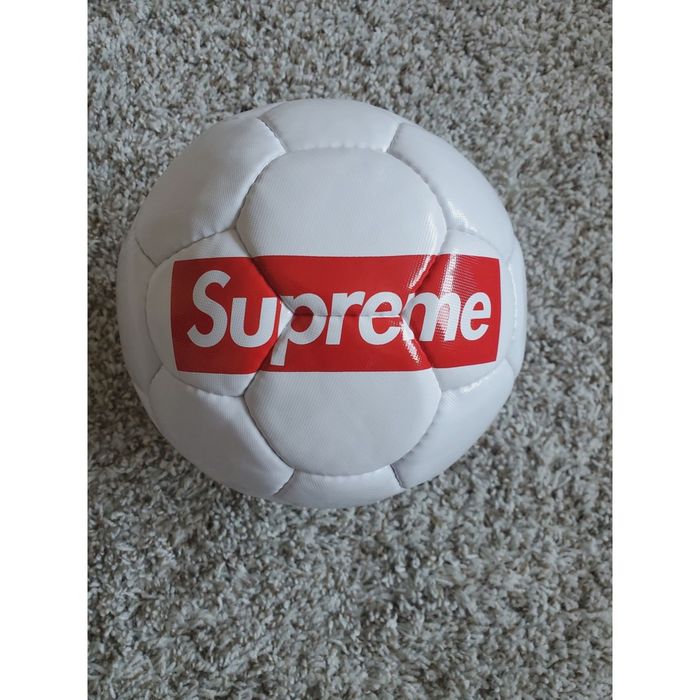 Supreme Supreme Umbro Soccer Ball White Red Logo Pakistan OS | Grailed