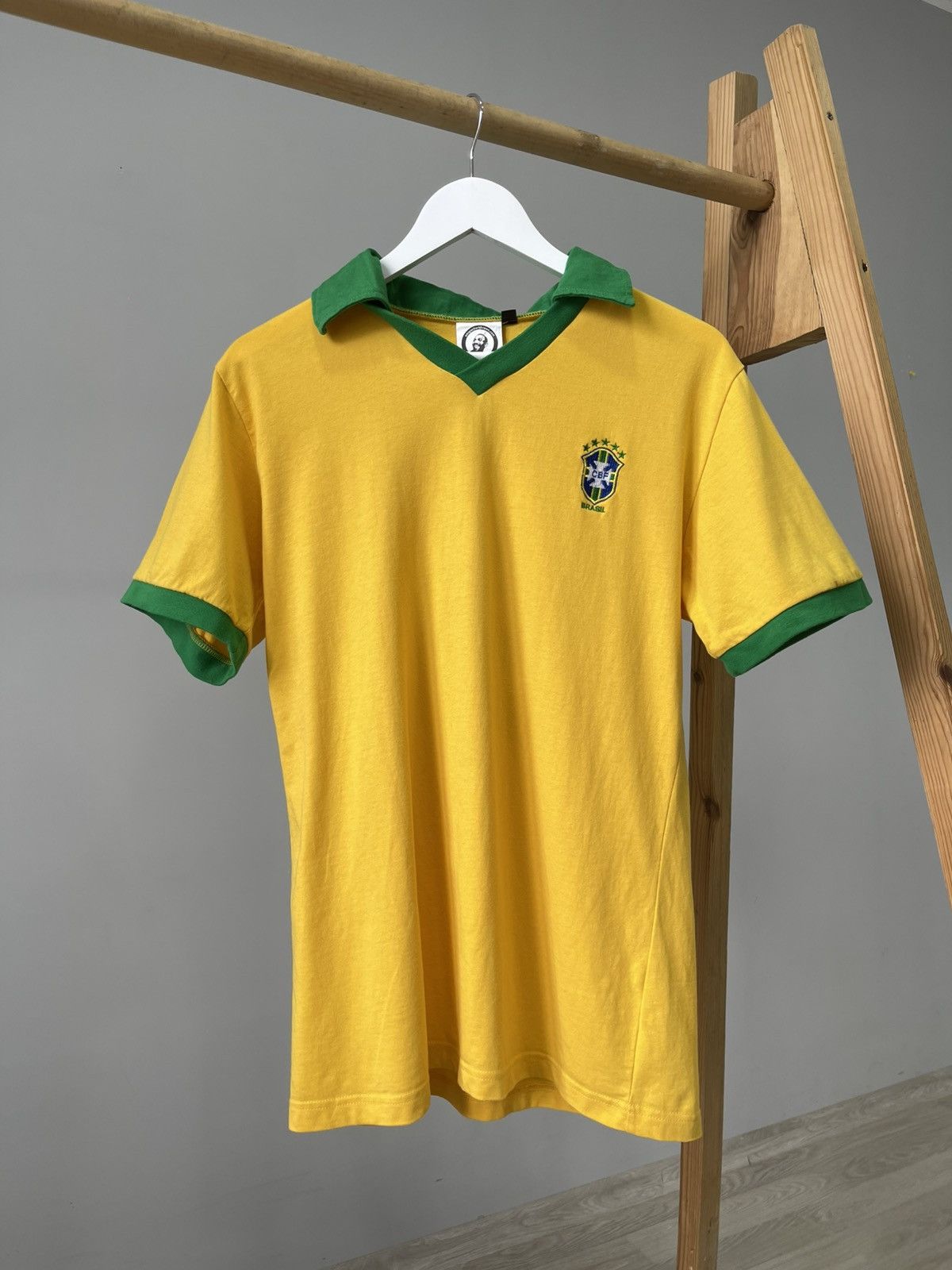 Vintage VINTAGE BRASIL RONALDO #9 FOOTBALL BLOKECORE COTTON JERSEY Size US L / EU 52-54 / 3 - 1 Thumbnail