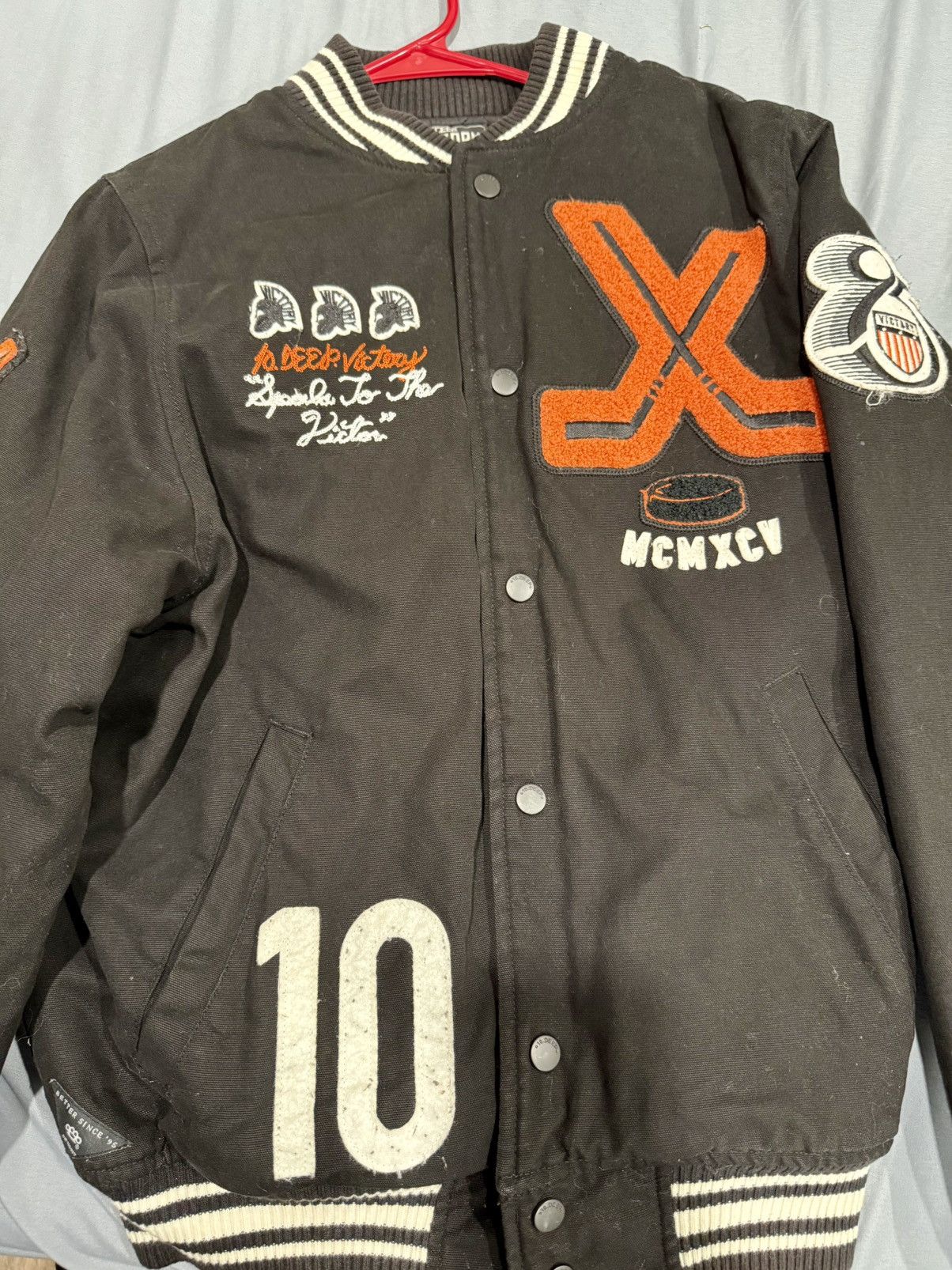 10 Deep 10.Deep Varsity Jacket – Titans Hockey Patch – Size M – Rare Size US M / EU 48-50 / 2 - 1 Thumbnail