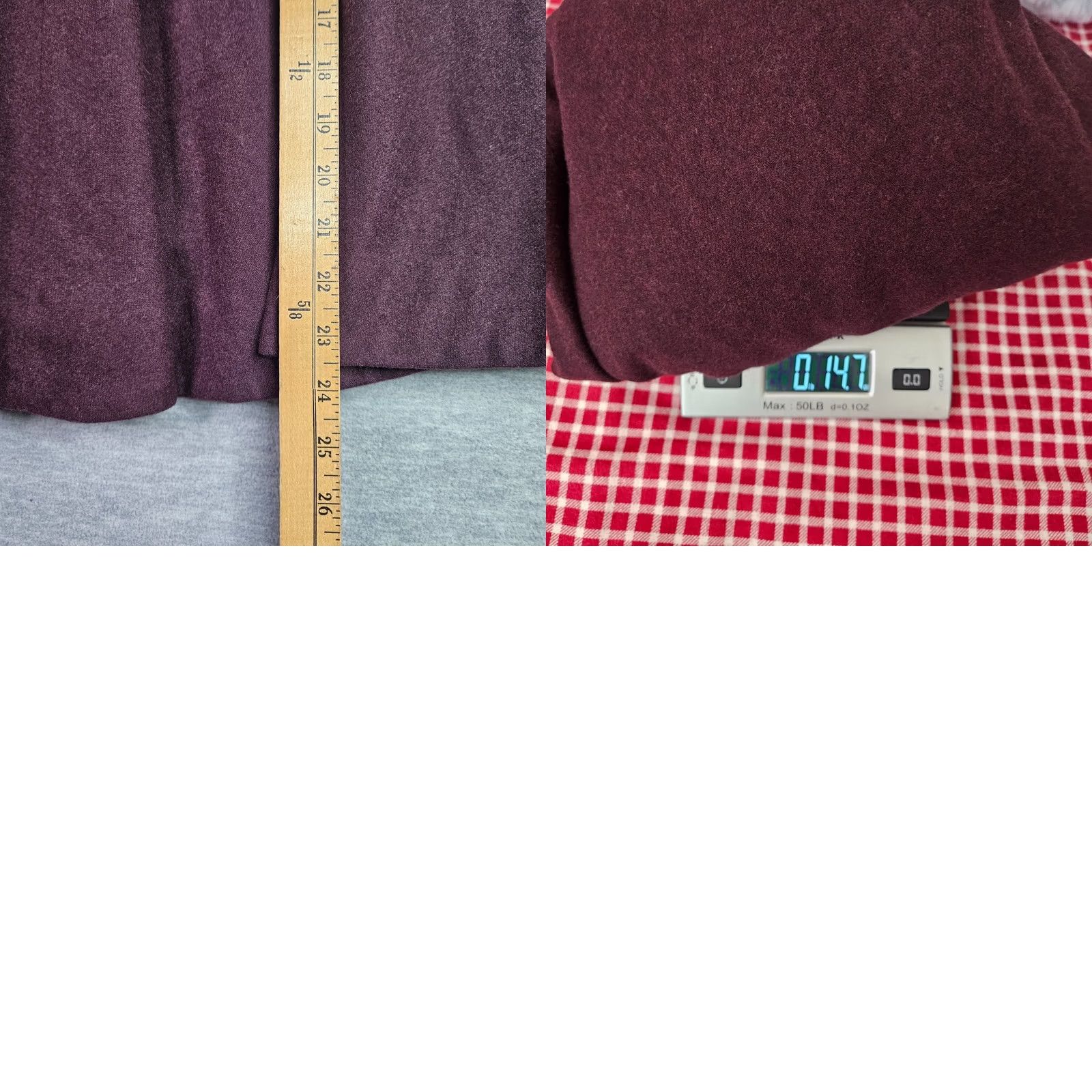 Cos COS Skirt Women’s Burgundy Red Wool Polyester Blend Knee Length A-Line Button Closure 8 Mens? Size 30" / US 8 / IT 44 - 8 Thumbnail