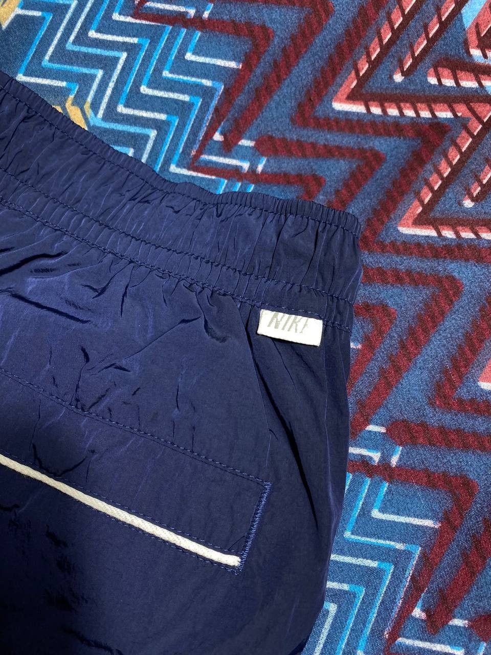 Nike shorts blue streetwear Vintage logo NIKE crazy Y2K Size US 30 / EU 46 - 18 Thumbnail