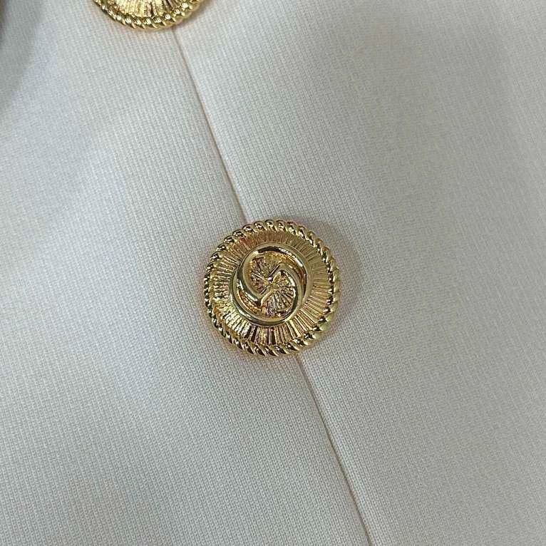 Gucci Gucci Flower beige gold buckle sleeveless dress Size XXS / US 00 / IT 34 - 3 Thumbnail