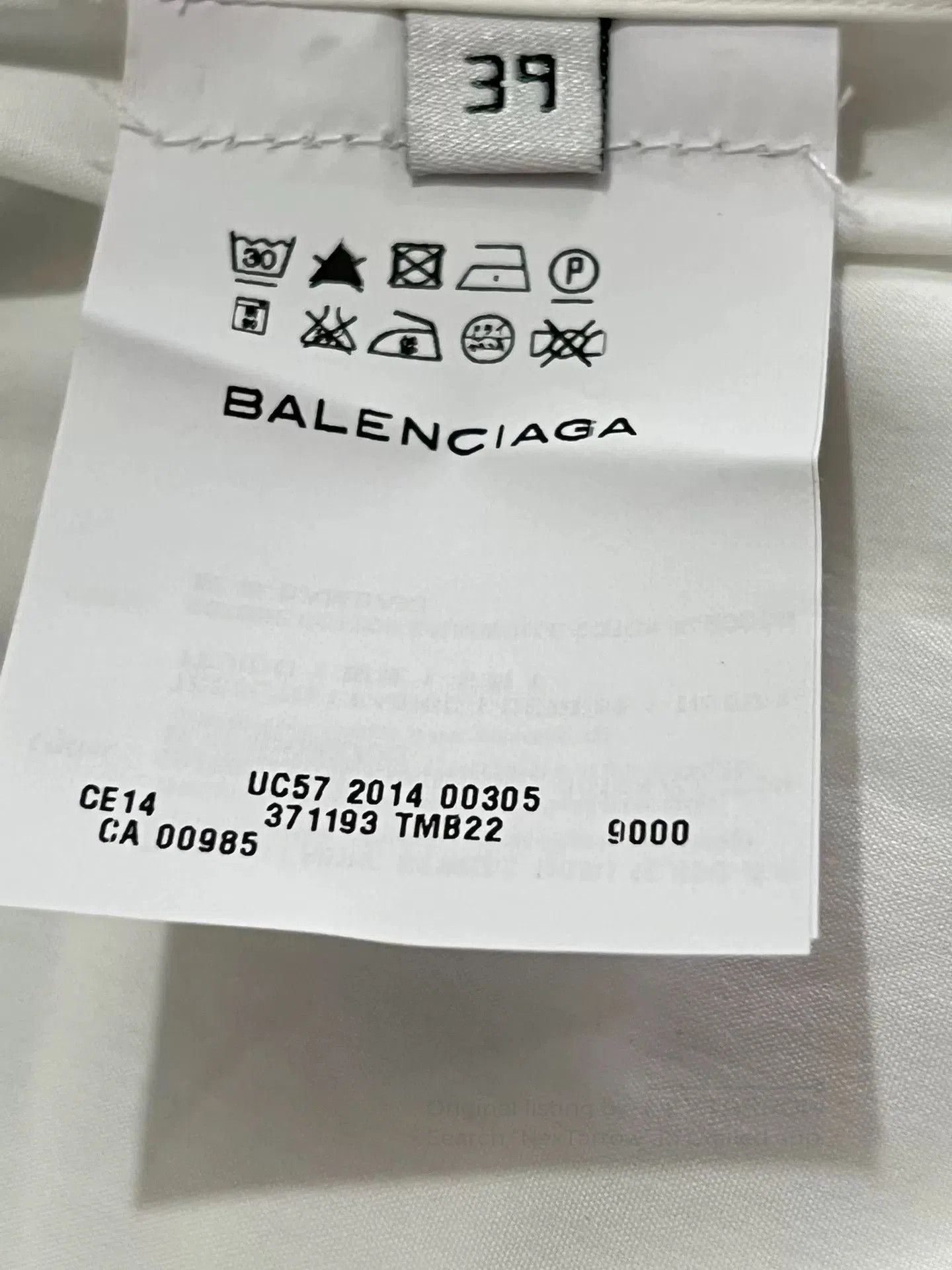Balenciaga Balenciaga Men's Shirt. Size US M / EU 48-50 / 2 - 3 Thumbnail