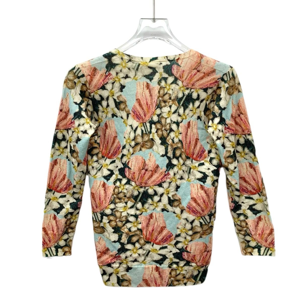 La Perla La Perla Cashmere V-neck Long Sleeve Knit Sweater K26WX Size S / US 4 / IT 40 - 2 Thumbnail
