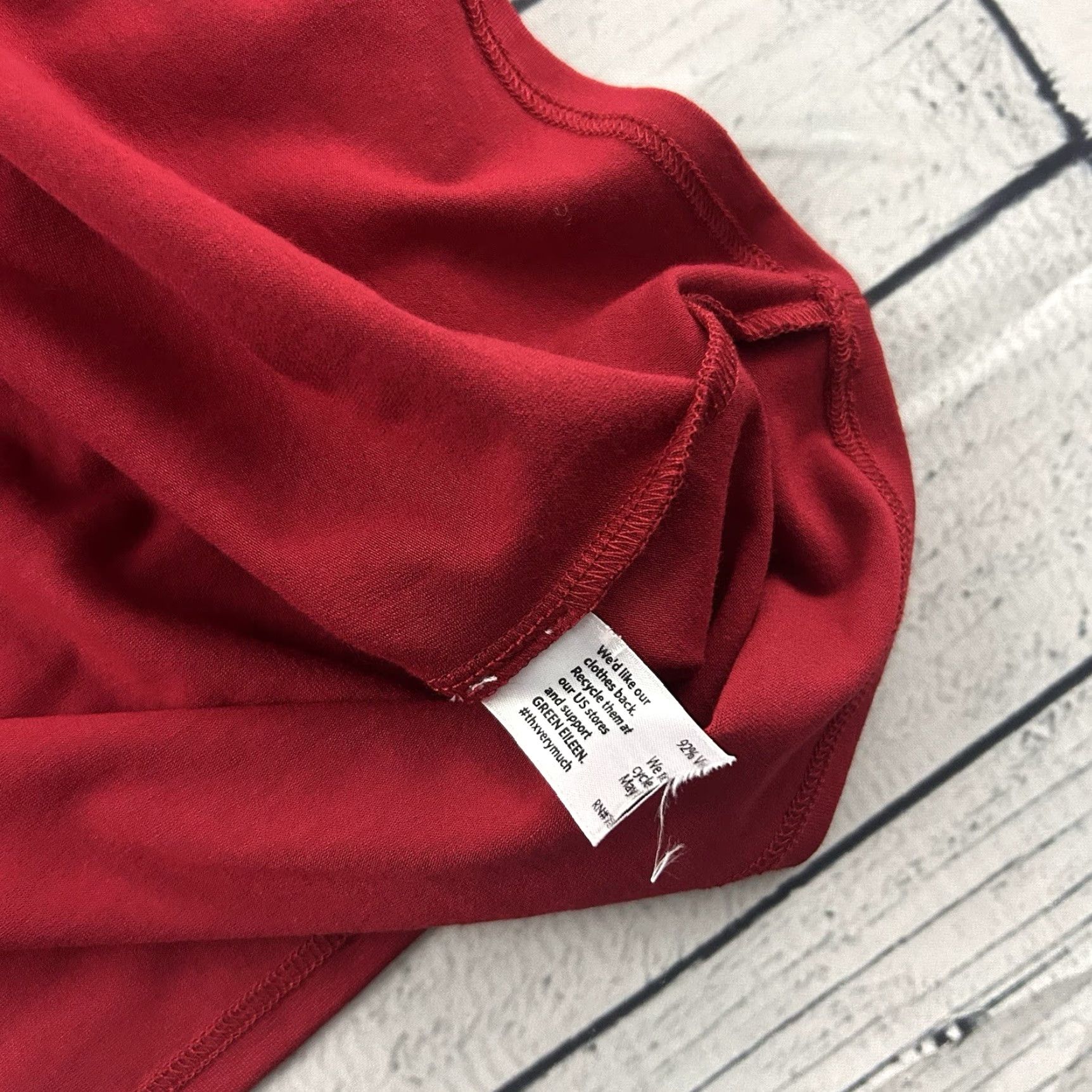Eileen Fisher Eileen Fisher Sleeveless Viscose Pencil Dress Women's S Red Size S / US 4 / IT 40 - 4 Thumbnail