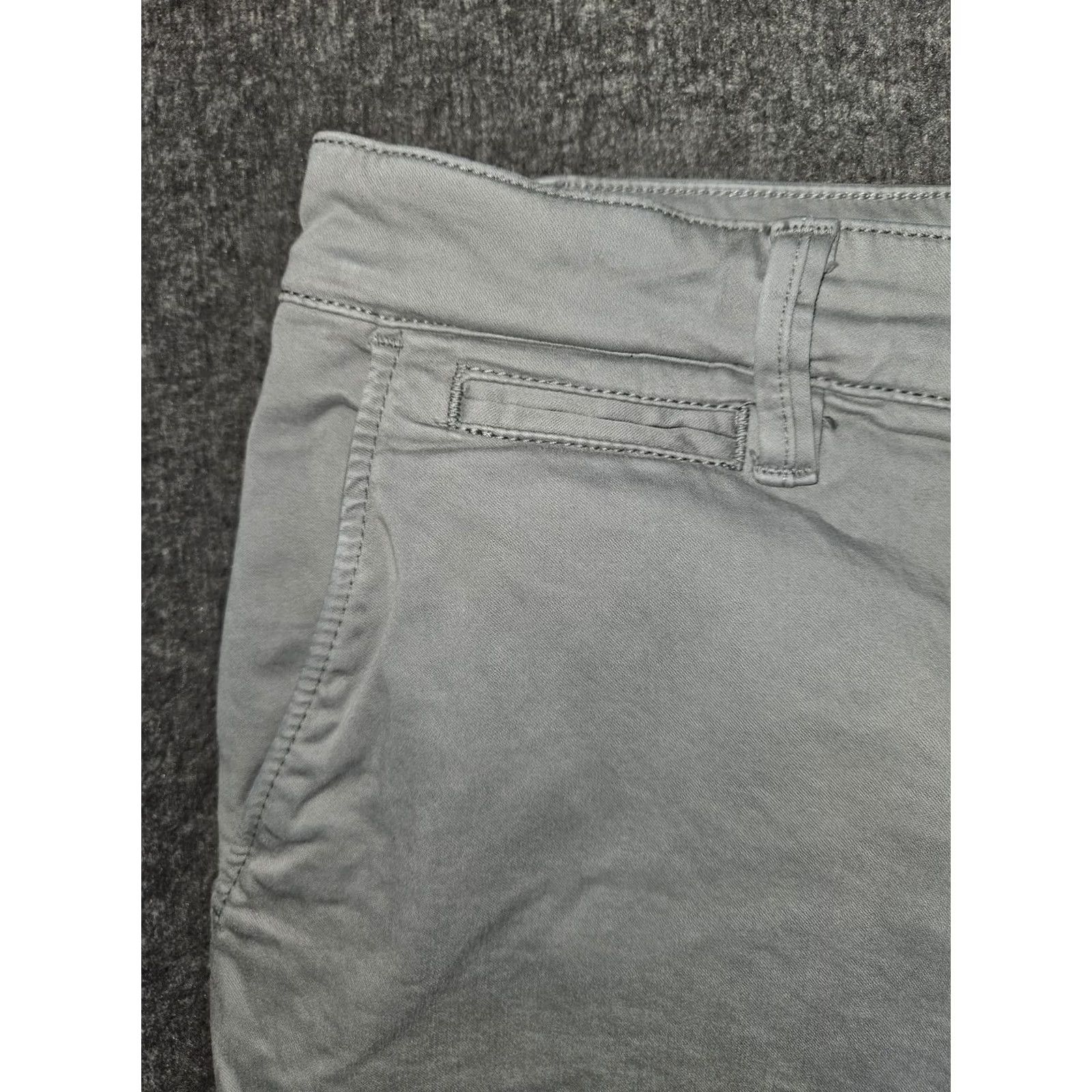 Mavi Mavi Mens Gray Chino Pants Slim Fit Tapered Cotton 36x3 Pockets Flat Front Zip Fly Button Size US 36 / EU 52 - 7 Thumbnail
