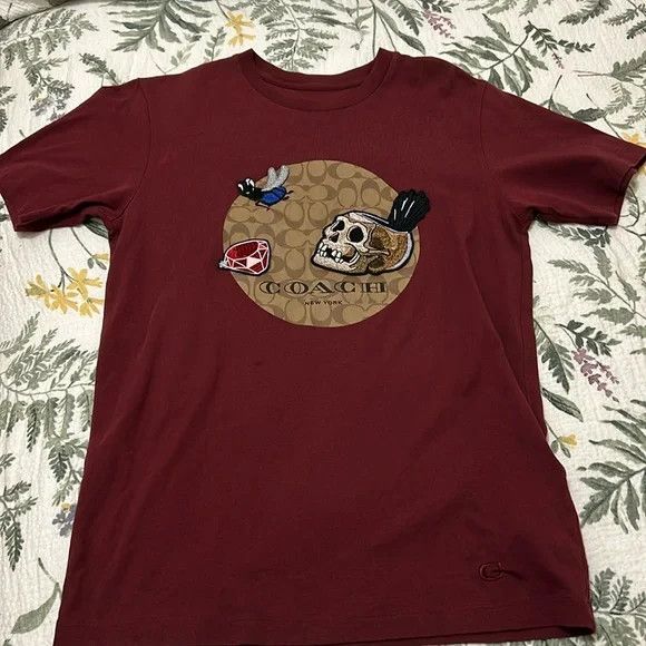 Coach × Disney Unisex Coach MaroonT-Shirt Size US XS / EU 42 / 0 - 1 Thumbnail