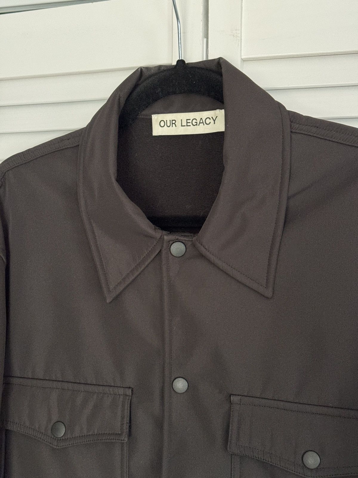 Our Legacy Our Legacy EVENING COACH JACKET Black Fleecy Tech - Size 52 Size US L / EU 52-54 / 3 - 3 Thumbnail