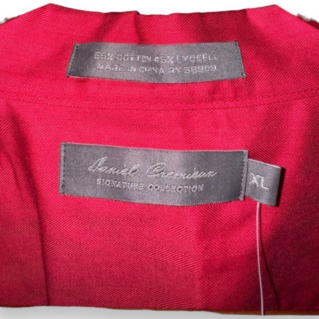 Cremieux NWT Daniel Cremiux Red S/S Camp Collar Button Up Bowling Shi Size US XL / EU 56 / 4 - 2 Thumbnail