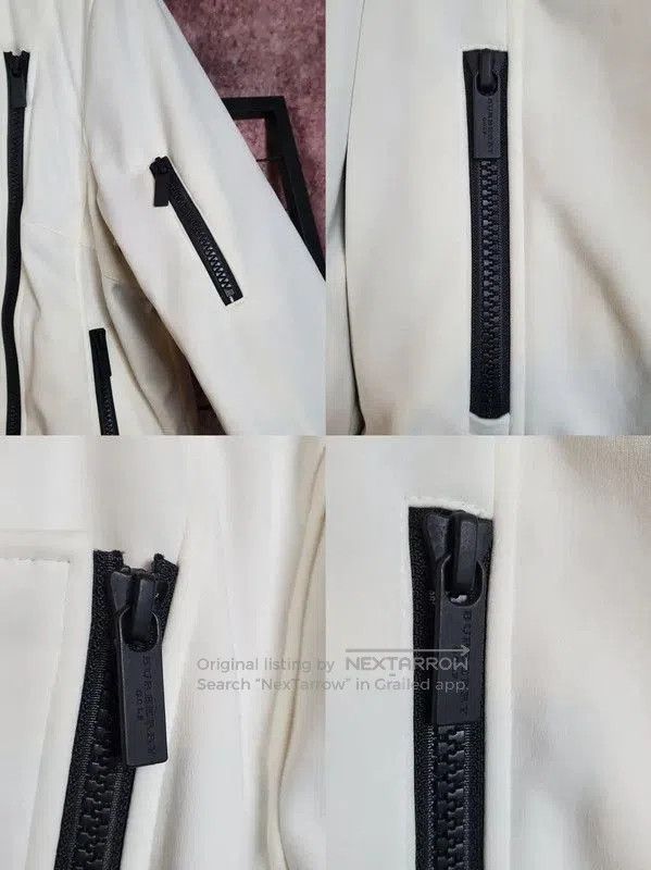 Burberry Burberry Men's White Spring Autumn Hooded Jacket. Size US M / EU 48-50 / 2 - 8 Thumbnail