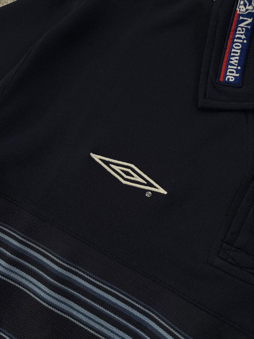 Umbro VINTAGE UMBRO X ENGLAND JERSEY NAVY Size US L / EU 52-54 / 3 - 6 Thumbnail