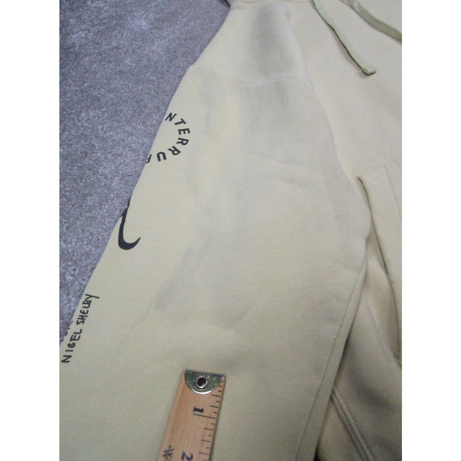 Nike Nike Hoodie Mens Large Yellow Cotton Pullover Size US L / EU 52-54 / 3 - 7 Thumbnail