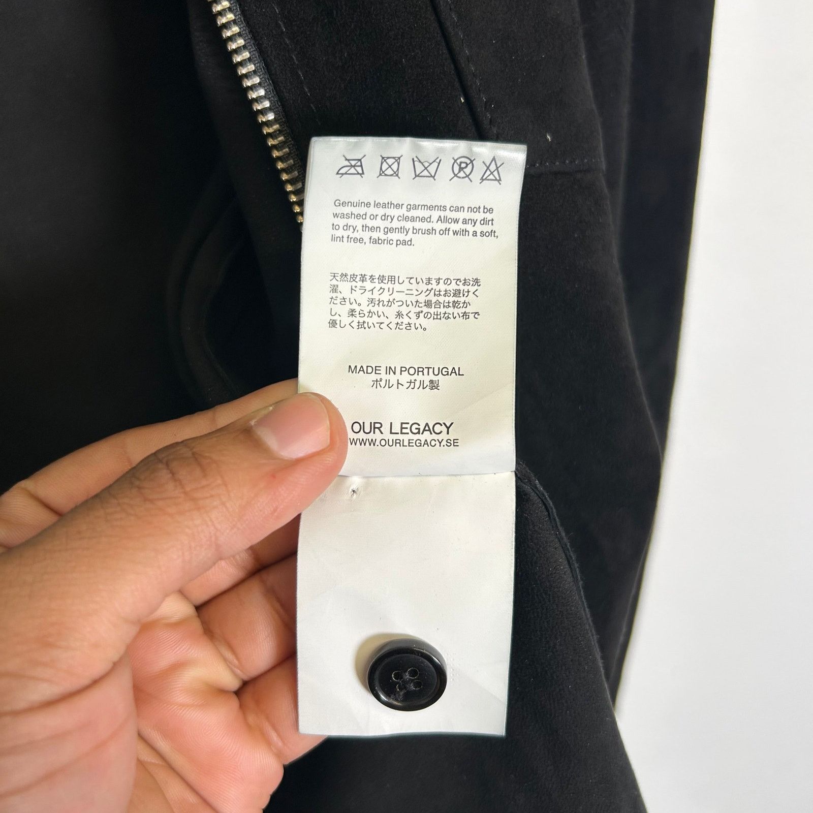 Our Legacy Our Legacy Black Suede Zip Up Jacket Size M Size US M / EU 48-50 / 2 - 4 Thumbnail