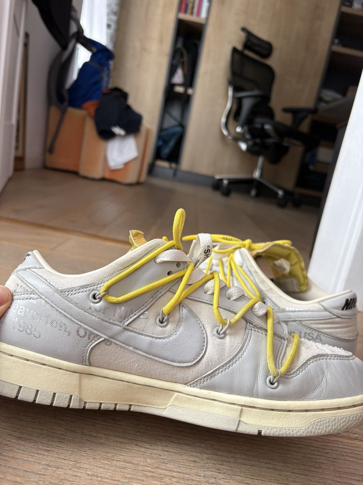 Nike × Off-White Nike Dunk Off-white lot 29 Size US 10 / EU 43 - 3 Thumbnail