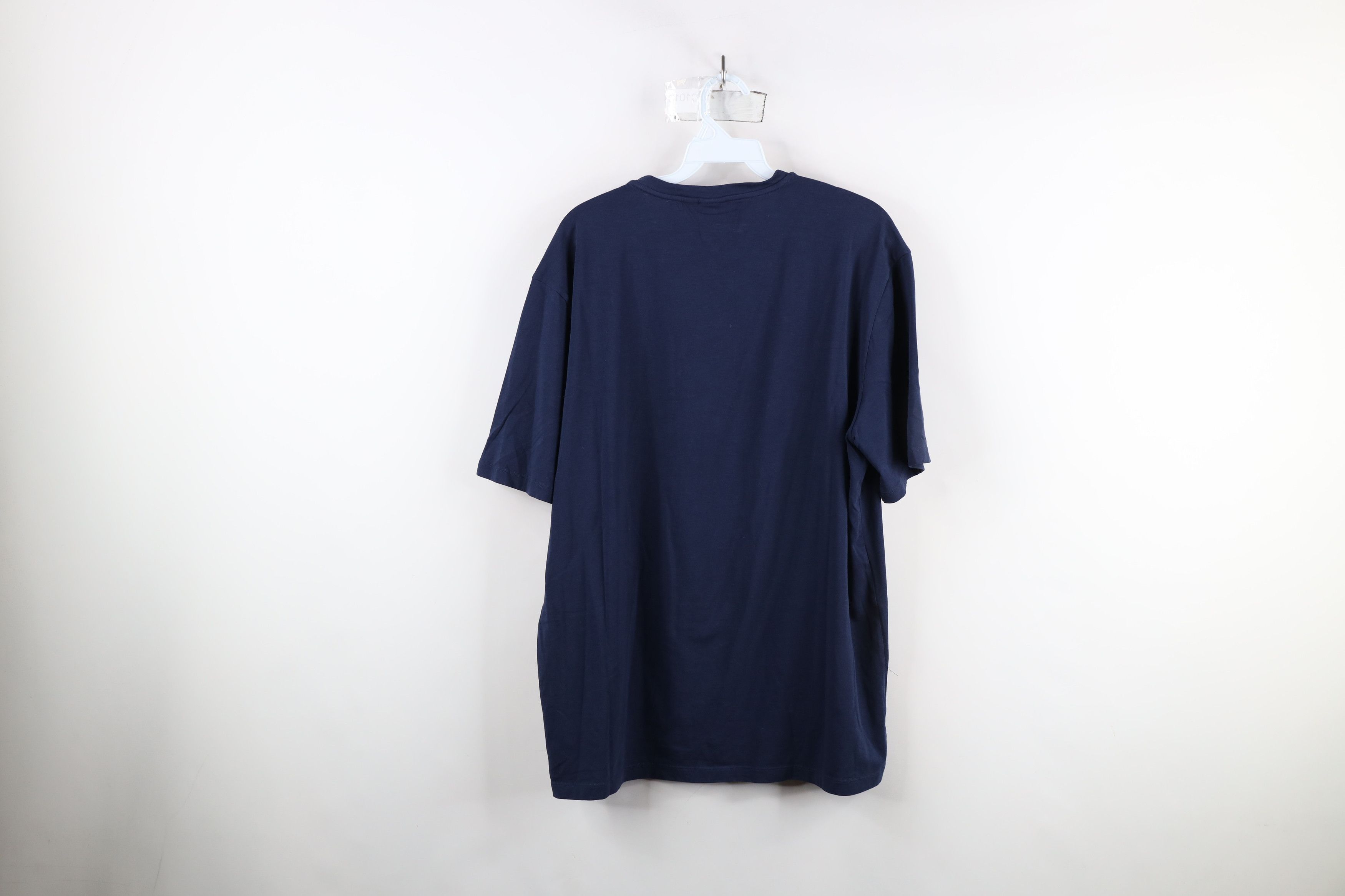 Hugo Boss × Vintage Hugo Boss Spell Soft Touch Cotton Short Sleeve T-Shirt Blue Size US XL / EU 56 / 4 - 12 Thumbnail