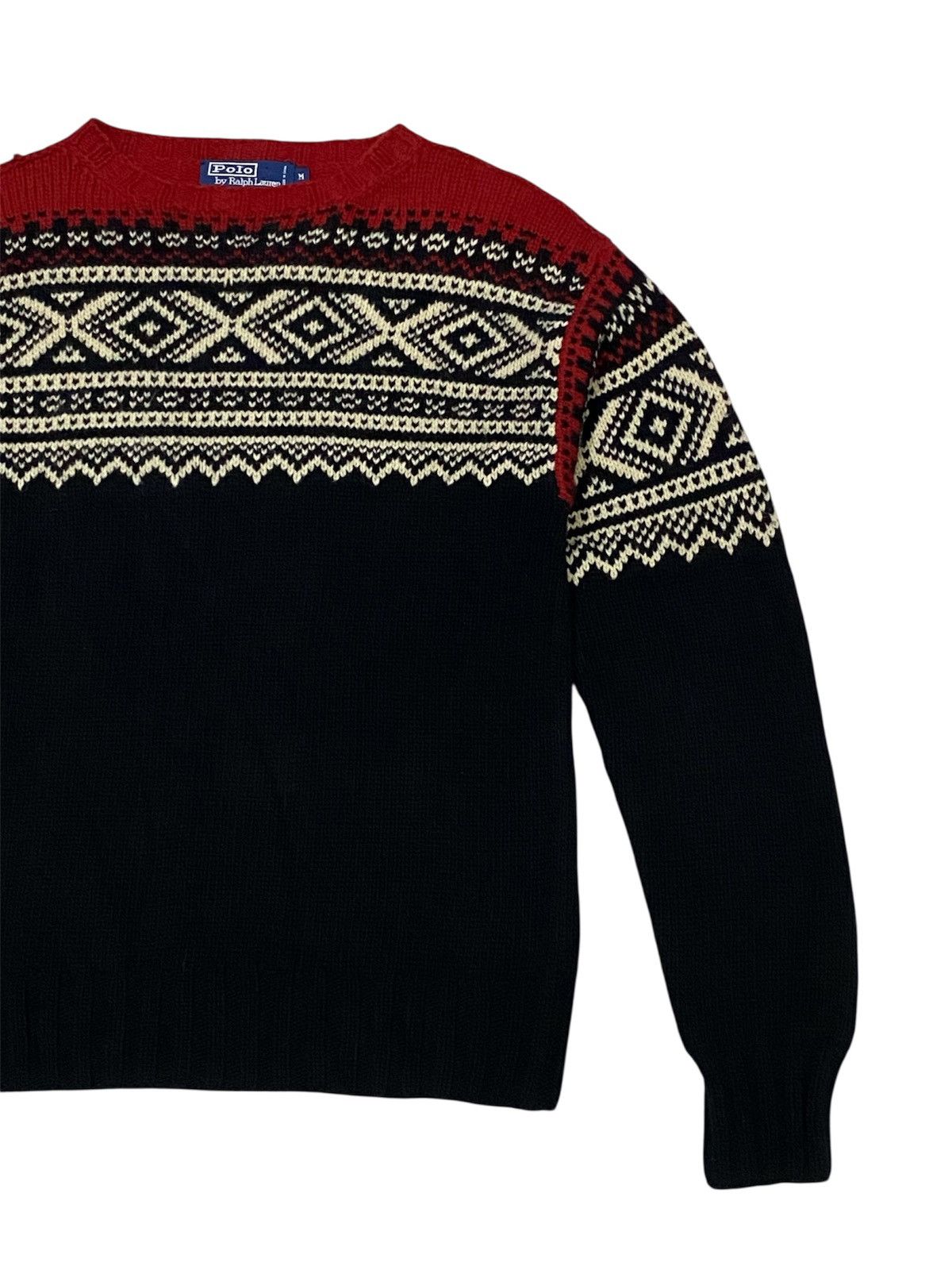 Polo Ralph Lauren Polo Ralph Lauren Classic Hand Knit Wool Sweater Size US M / EU 48-50 / 2 - 5 Thumbnail