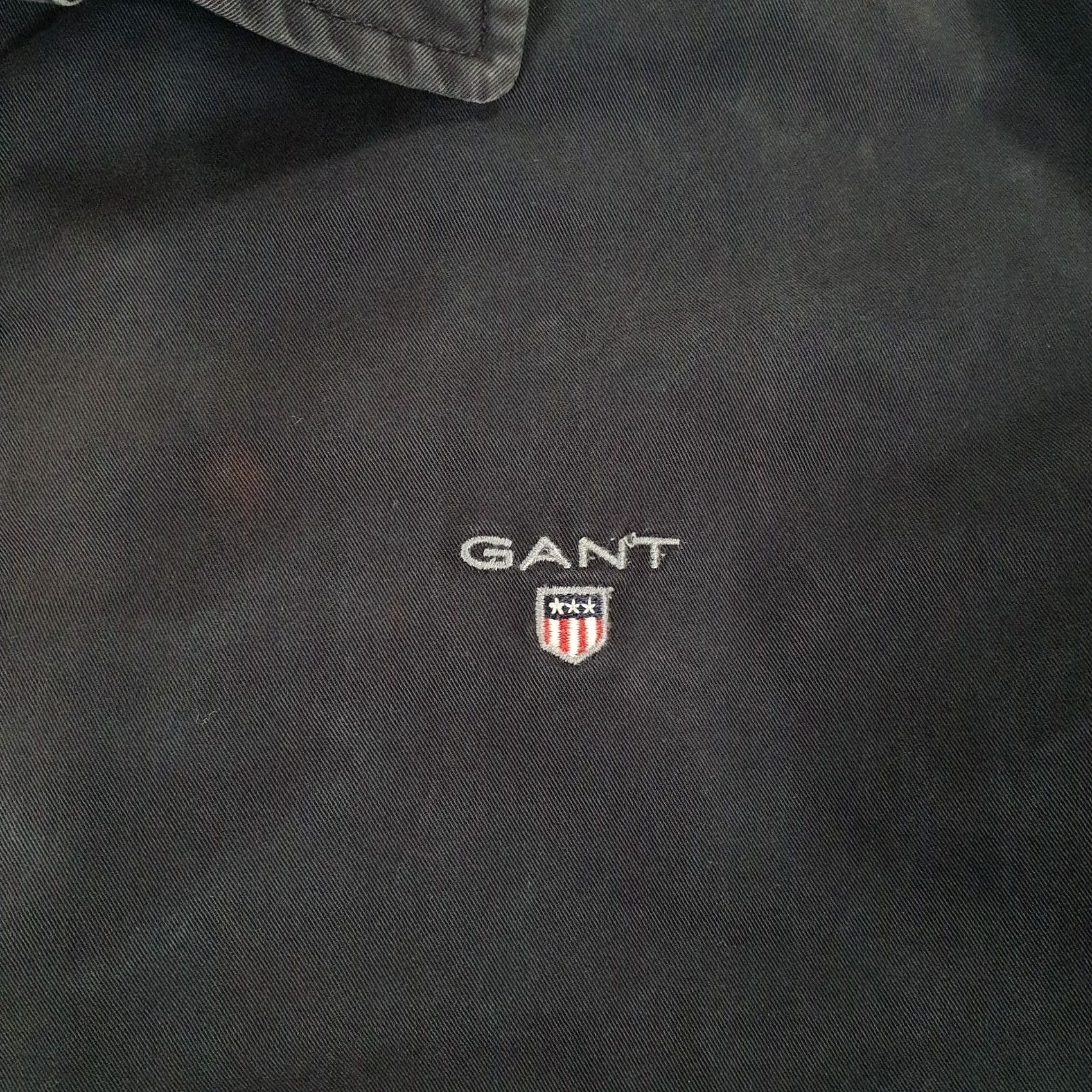 Gant GANT Mens Jacket Navy Blue Cotton Full Zip - Vintage - 2XL - Casual with Collared Design - Size US XXL / EU 58 / 5 - 4 Thumbnail