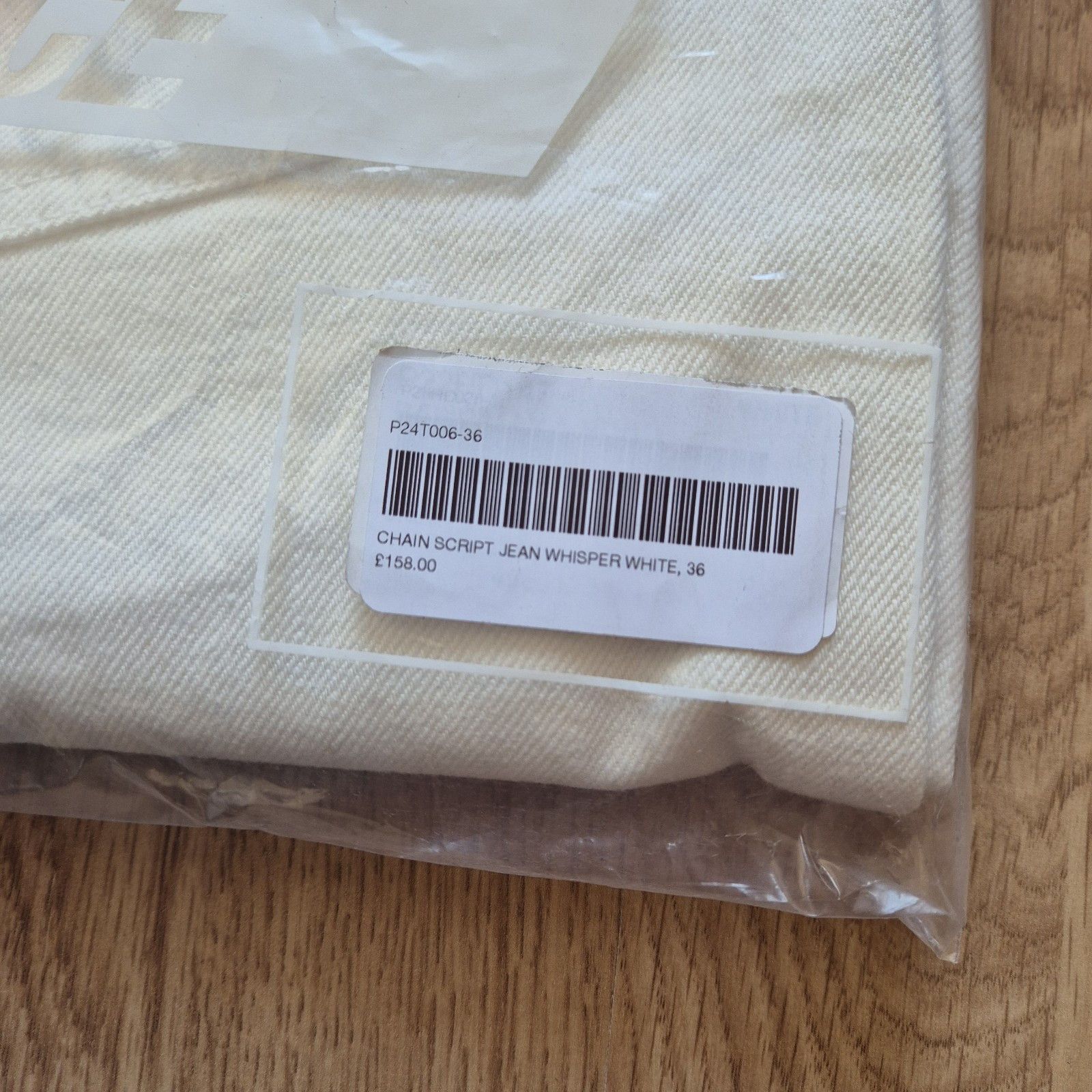 Palace Palace Chain Script Jean Whisper White 36 Brand New SS23 Size US 36 / EU 52 - 4 Thumbnail