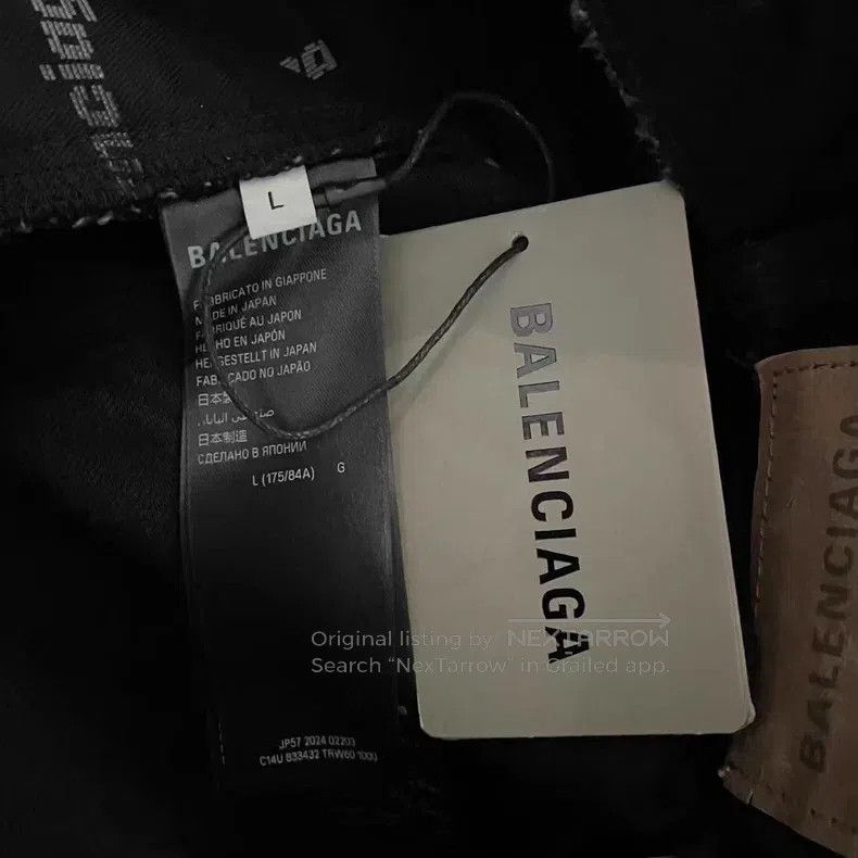 Balenciaga Balenciaga size L Black jeans with side seam short sleeves Size US 27 - 4 Thumbnail