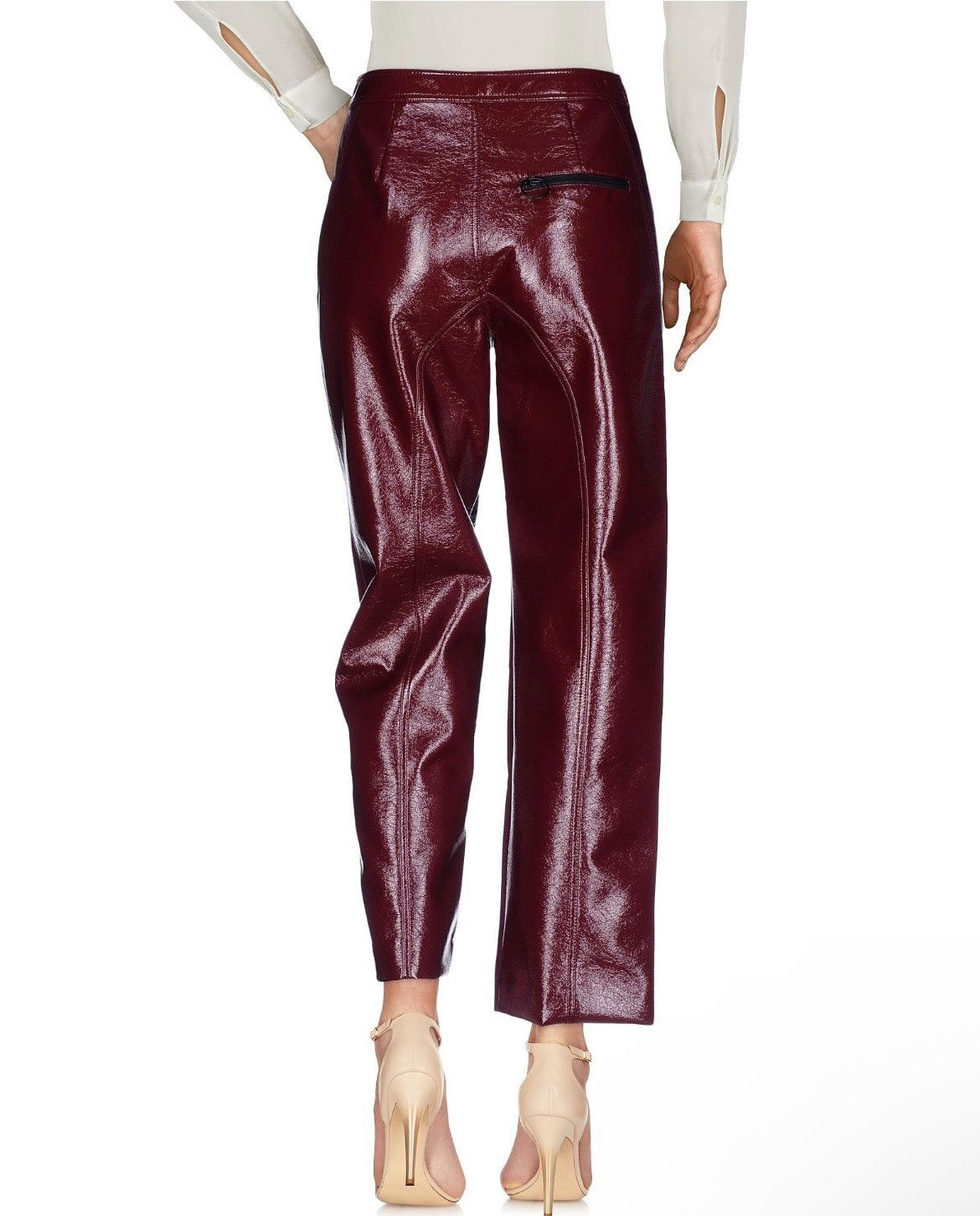 Self-Portrait Self-Portrait Faux Leather Pants size US 2 Size 26" / US 2 / IT 38 - 2 Thumbnail