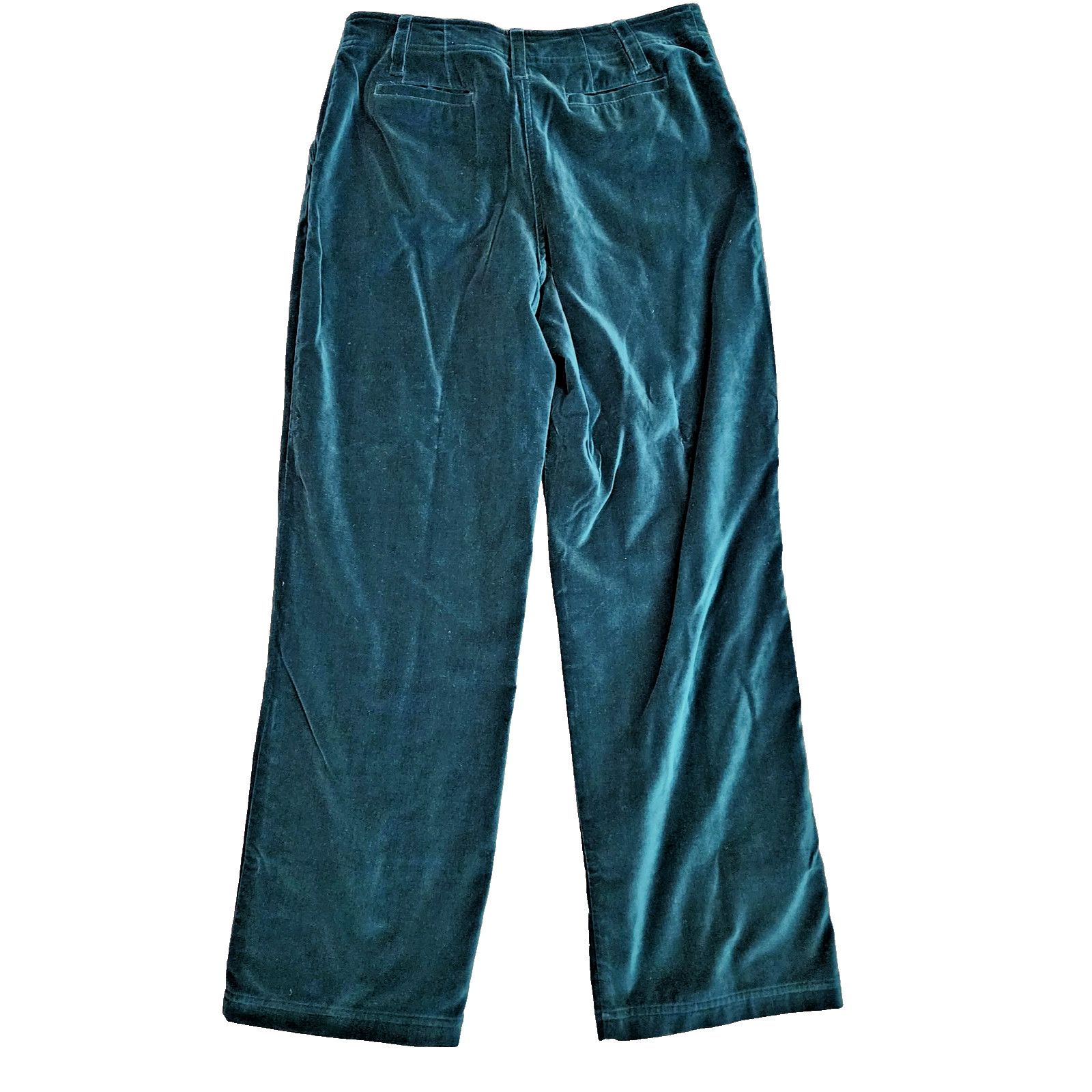 Other Chelsea Studio Velvet Pants Women Size 10 Green Cotton Size 32" / US 10 / IT 46 - 2 Thumbnail