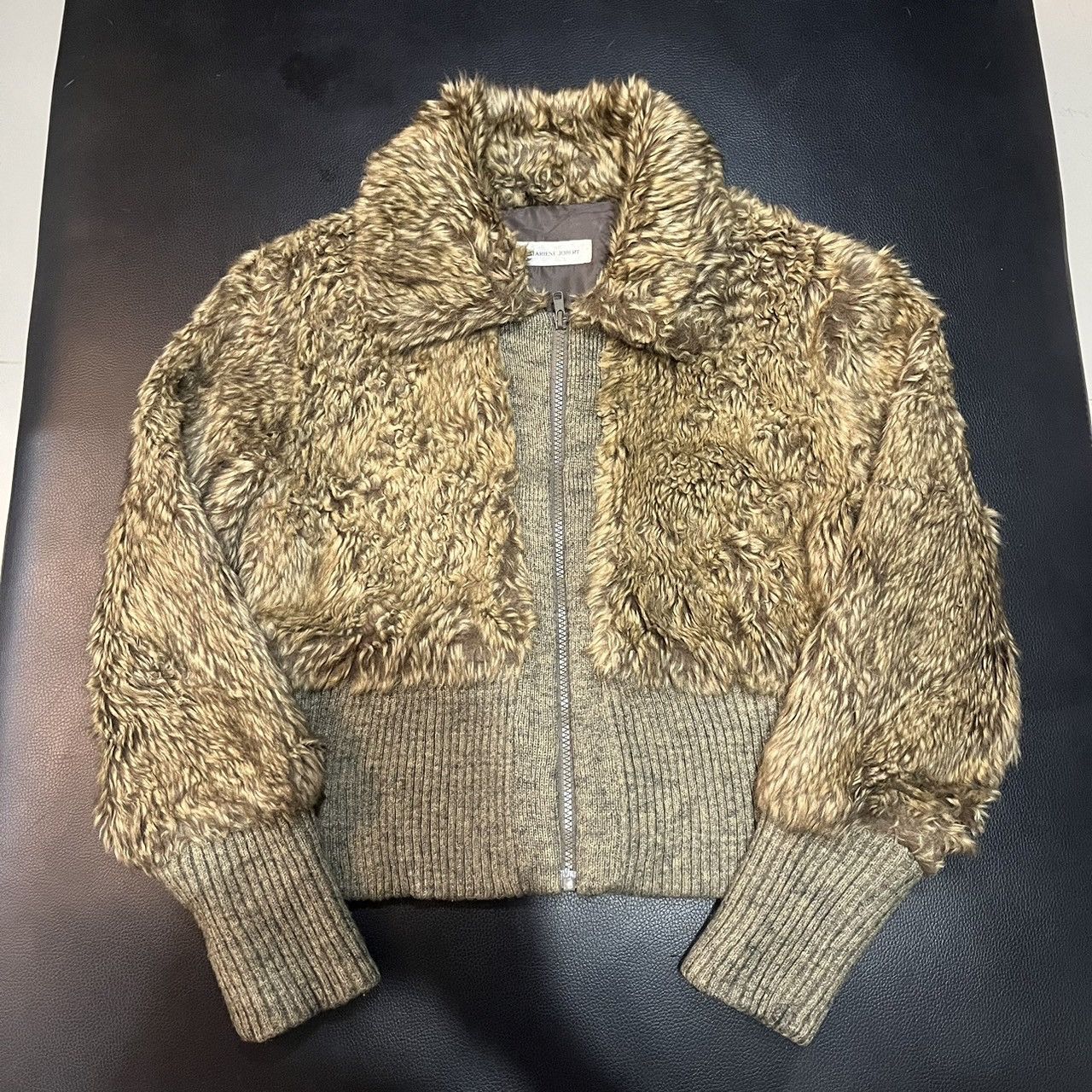 If Six Was Nine MARIENE JOBERT Faux Fur Jacket If6was9 LGB Yohji CDG Style Size XS / US 0-2 / IT 36-38 - 3 Thumbnail