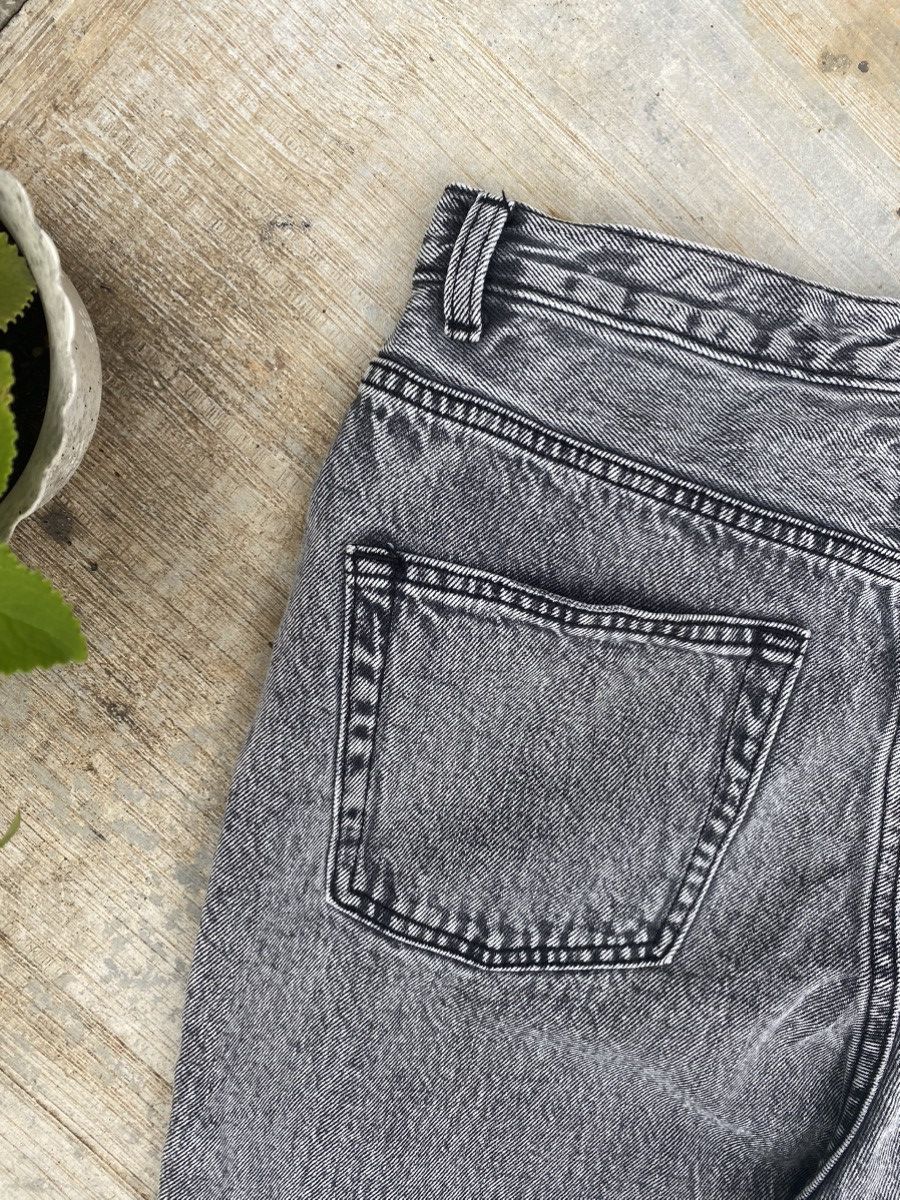 GU × Japanese Brand Japanese Brand GU Acid Wash Black Distressed Denim Size 27" / US 4 / IT 40 - 9 Thumbnail