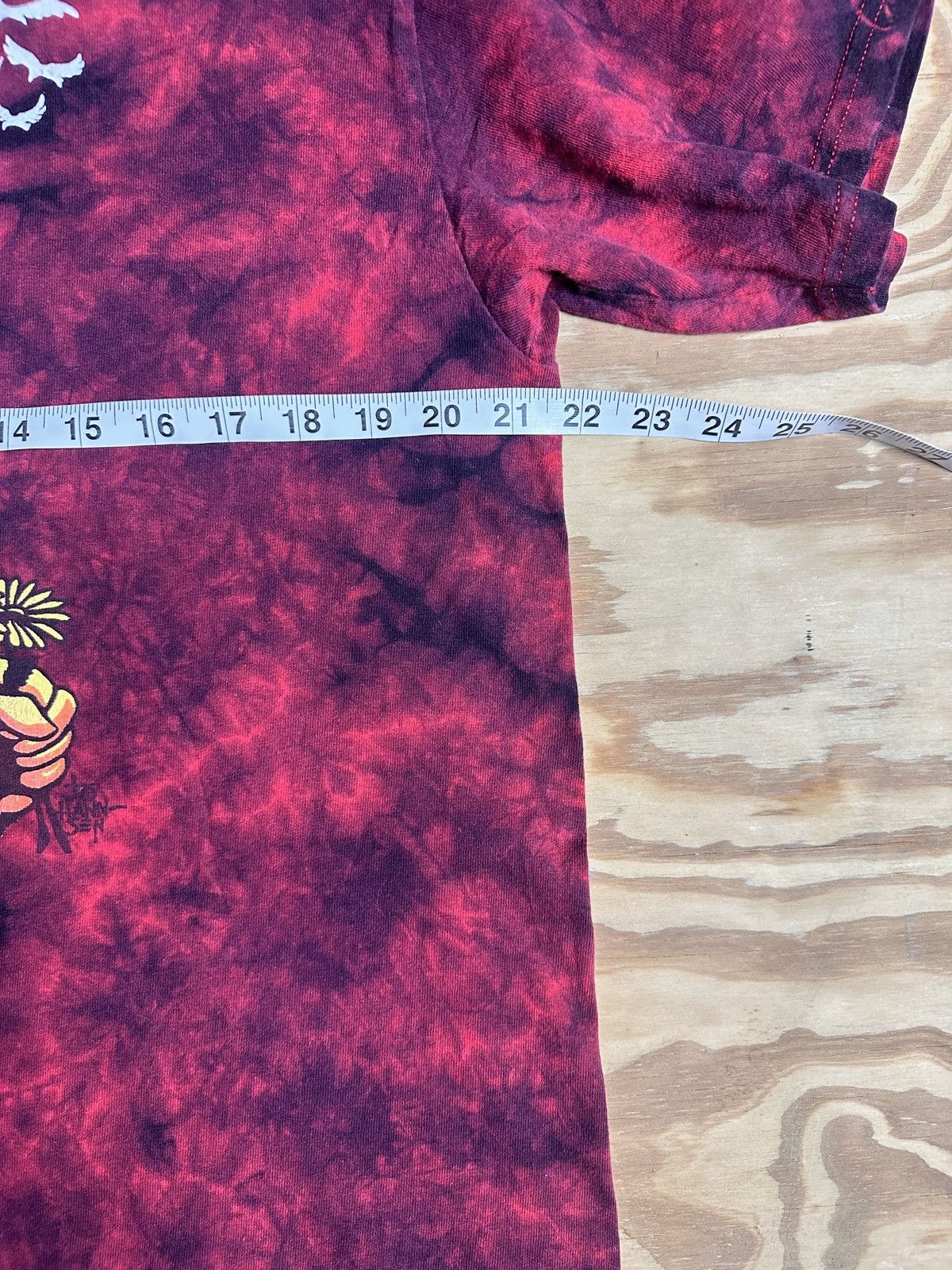 Anvil × Vintage Gov't Mule Kinder Revolution 2008 Tour Red Tie Dye T-Shirt Size US L / EU 52-54 / 3 - 5 Thumbnail