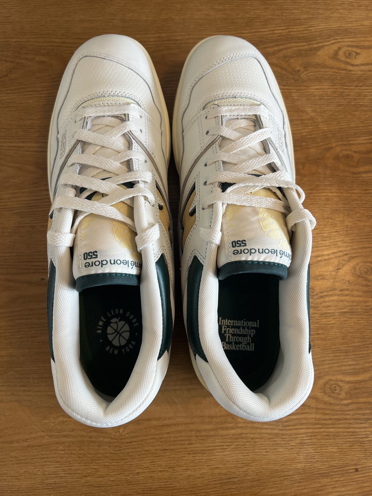 Aime Leon Dore × New Balance Aime Leon Dore x New Balance 550 Green/Gold Size US 10.5 / EU 43-44 - 6 Thumbnail