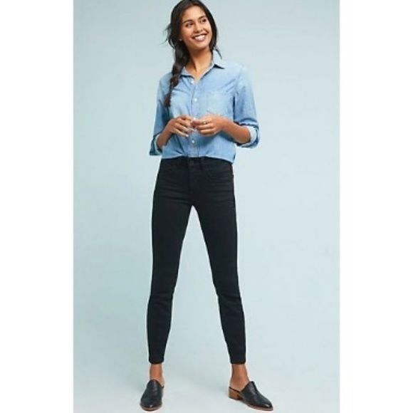 Anthropologie Pilcro & The Letterpress Skinny High-Rise Jeans Size 27" / US 4 / IT 40 - 2 Thumbnail