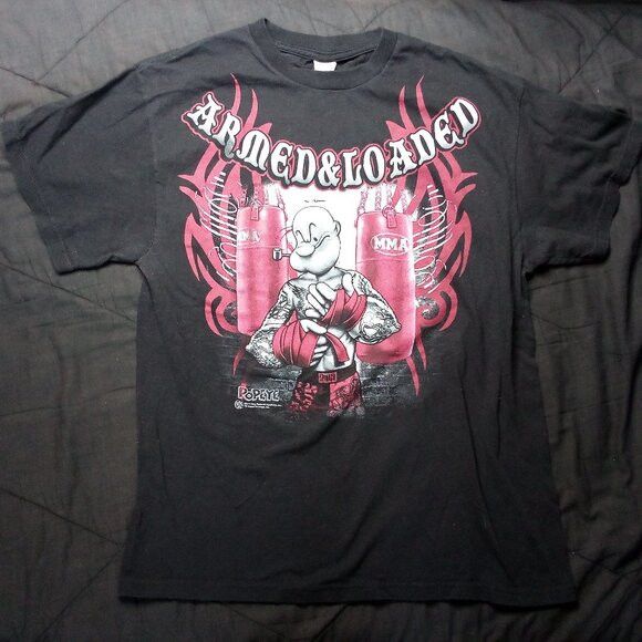 Delta Popeye Armed & Loaded MMA Graphic T-Shirt Size US L / EU 52-54 / 3 - 2 Thumbnail
